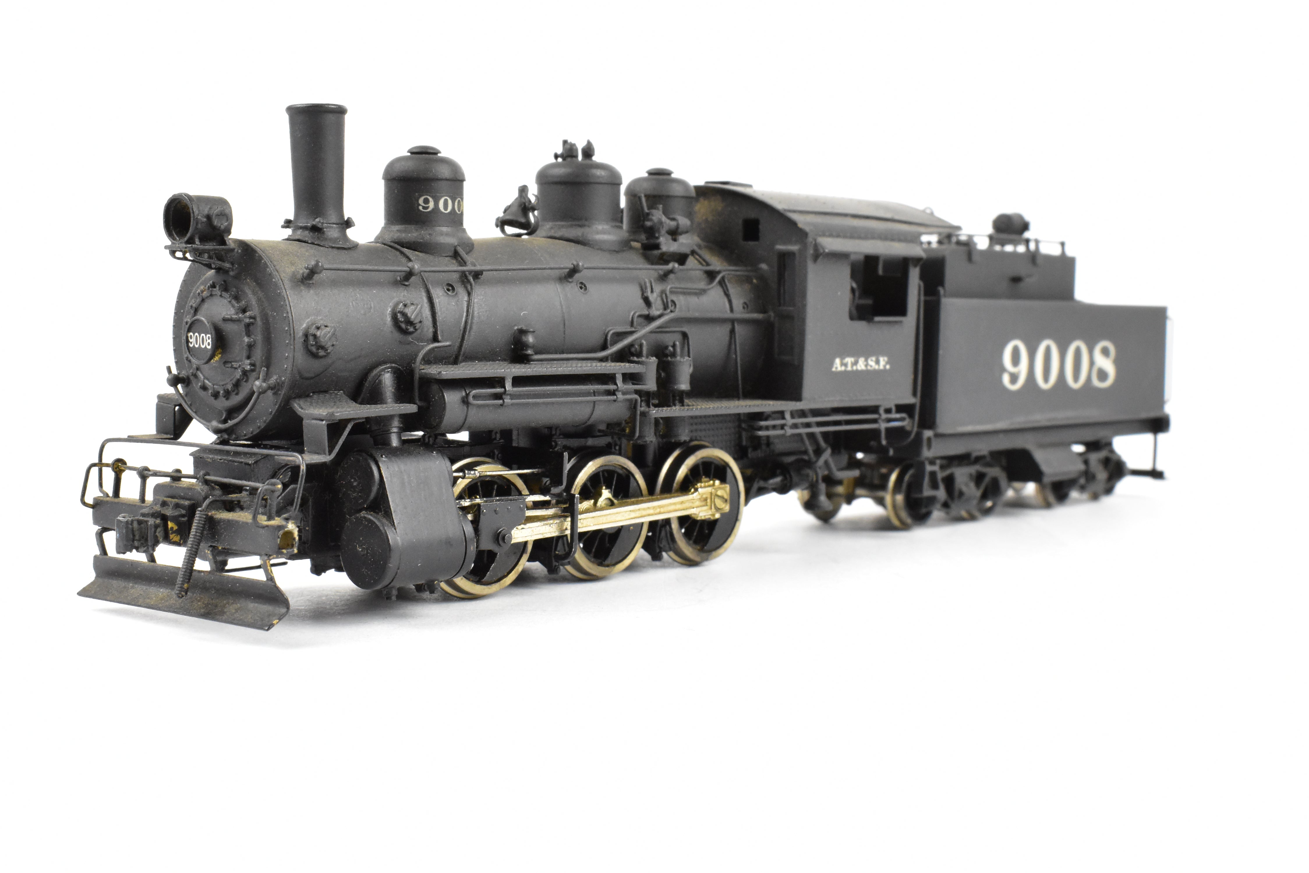 HO Scale Brass Balboa ATSF Santa Fe 9000 Class 0-6-0 Switcher #9008 Custom Painted
