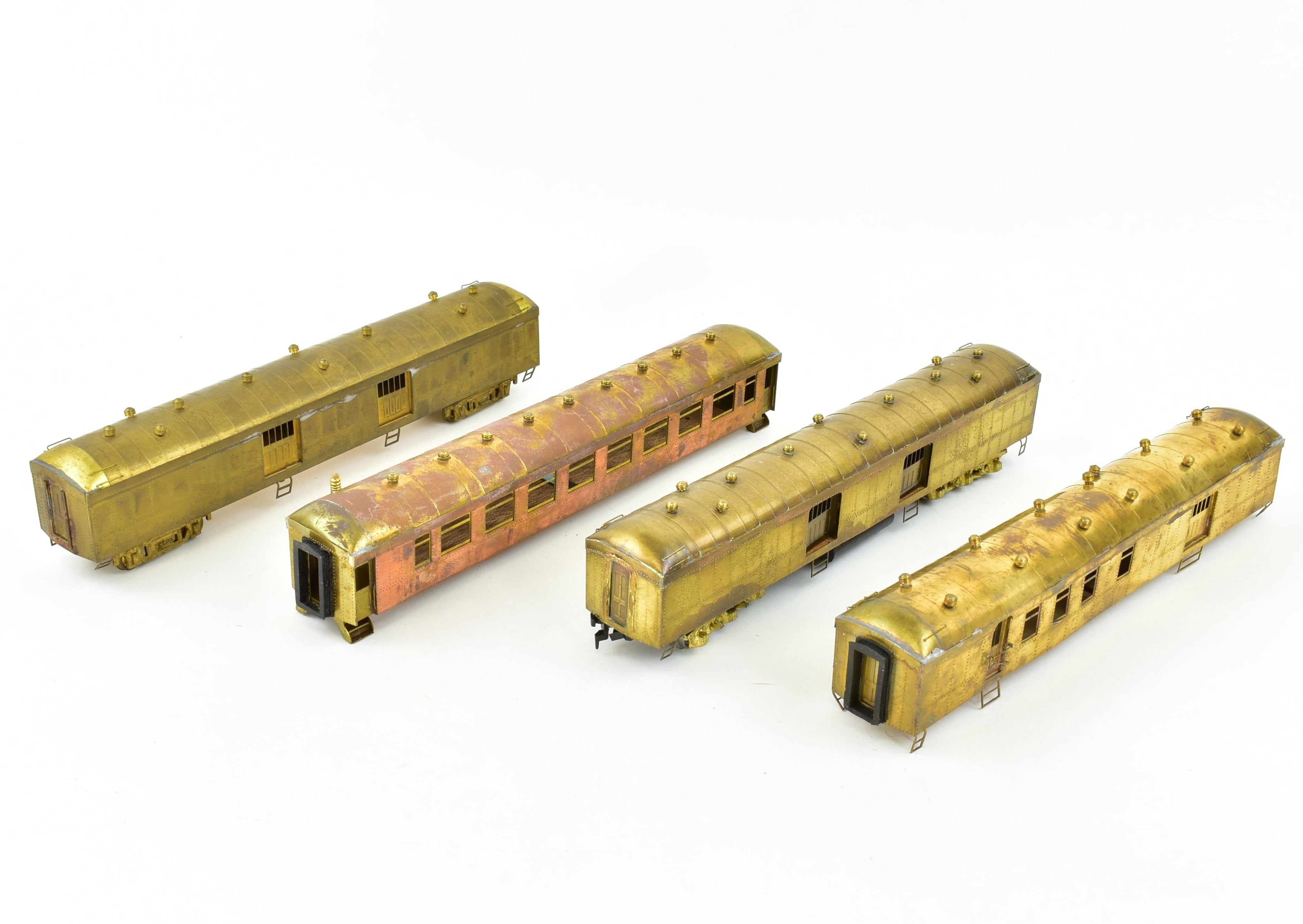 HO Scale Brass Model Train Ken Kidder SP - Southern Pacific/T&NO & Various Harriman 4-Car Set in As-Is Condition