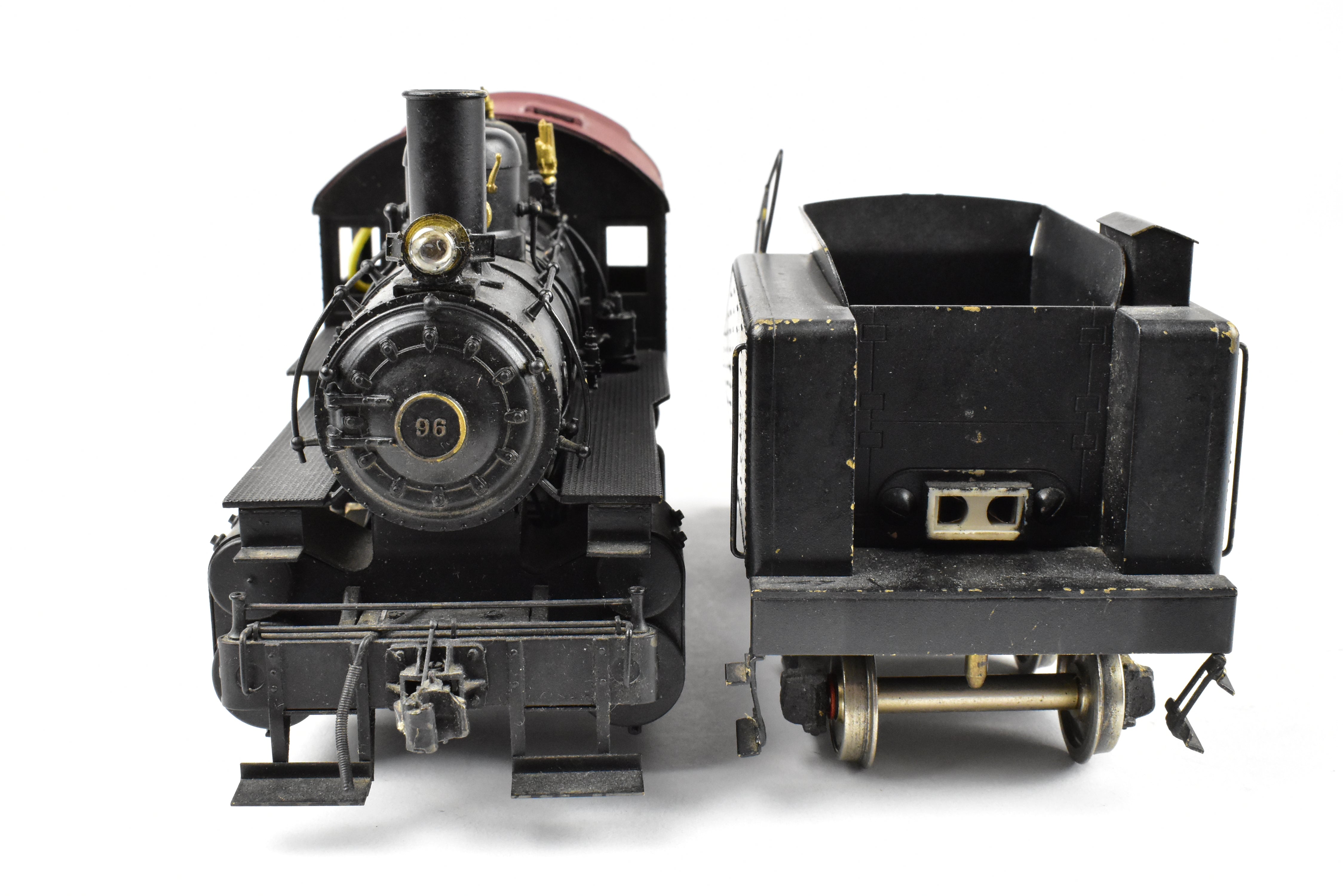 O Scale Brass Model Train - U.S. Hobbies B&O (Baltimore & Ohio) C-16 Class 0-4-0 CP Locomotive No. 96 Without Box