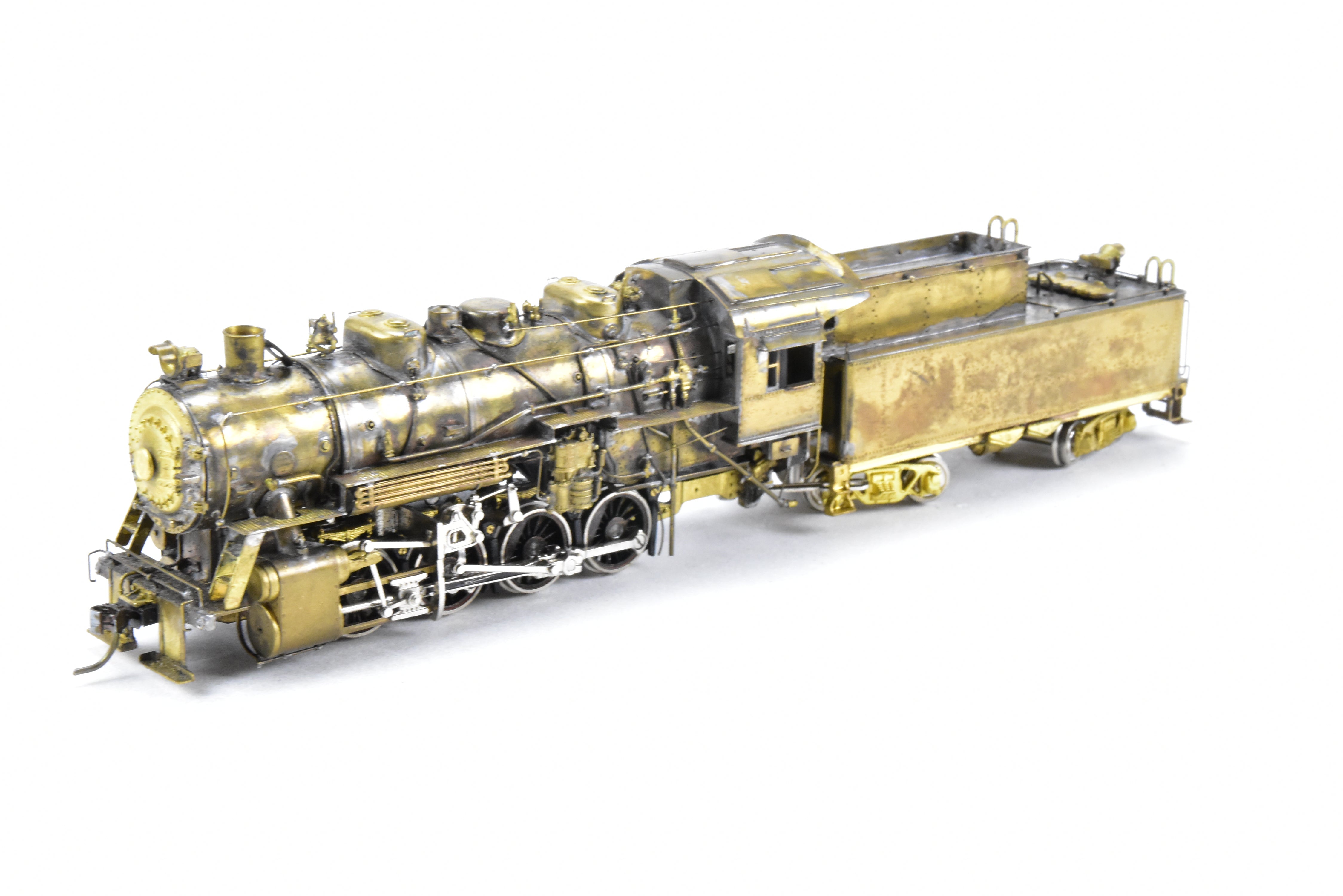 Exquisite HO Scale Brass Custom Model of Missouri Pacific 0-8-0 No. 9701 Scratch Built by Joe G. Collias - One-of-a-Kind Collector's Item