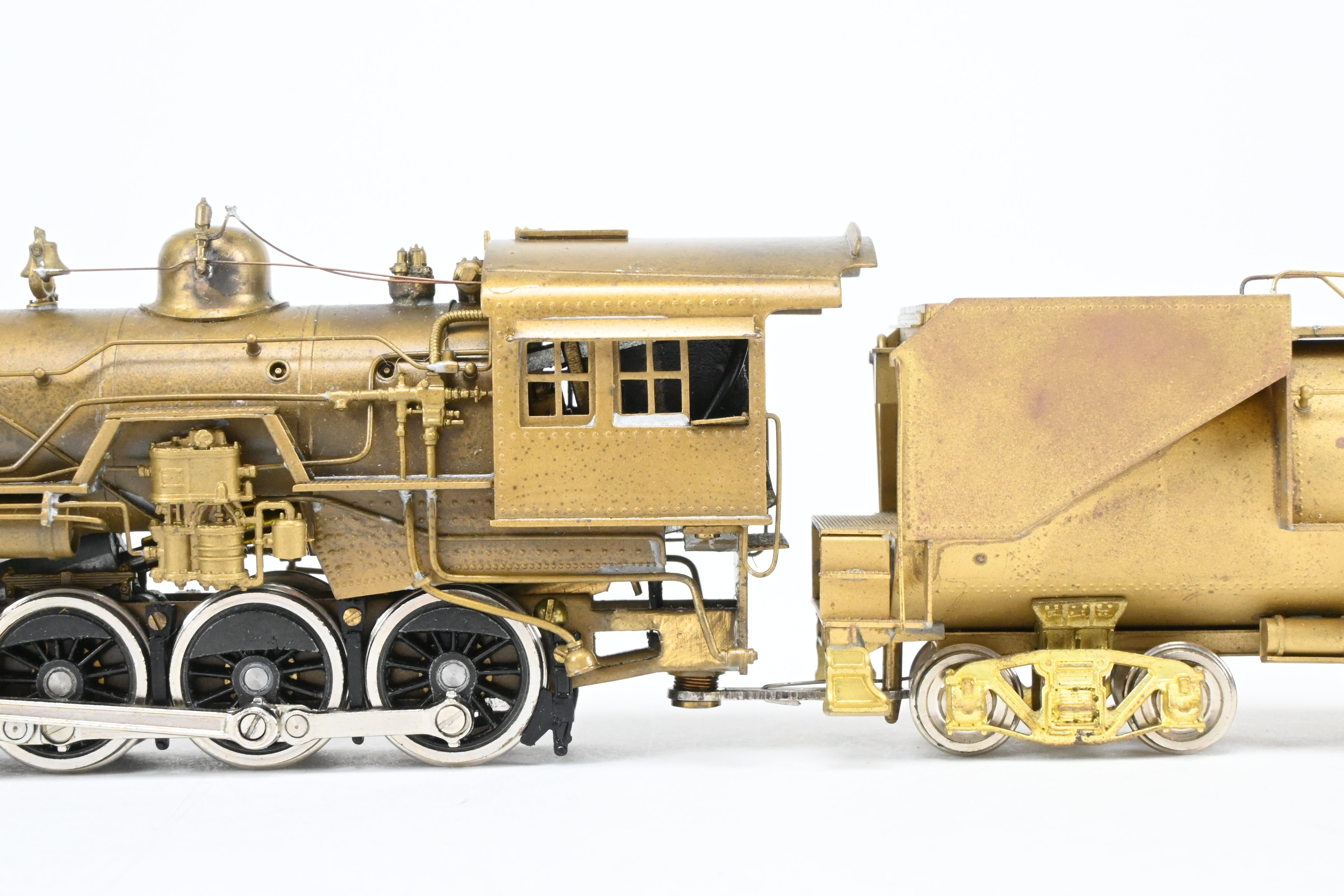 HO Scale Brass PFM United UP Union Pacific 2-8-0 Model with Aftermarket Tender
