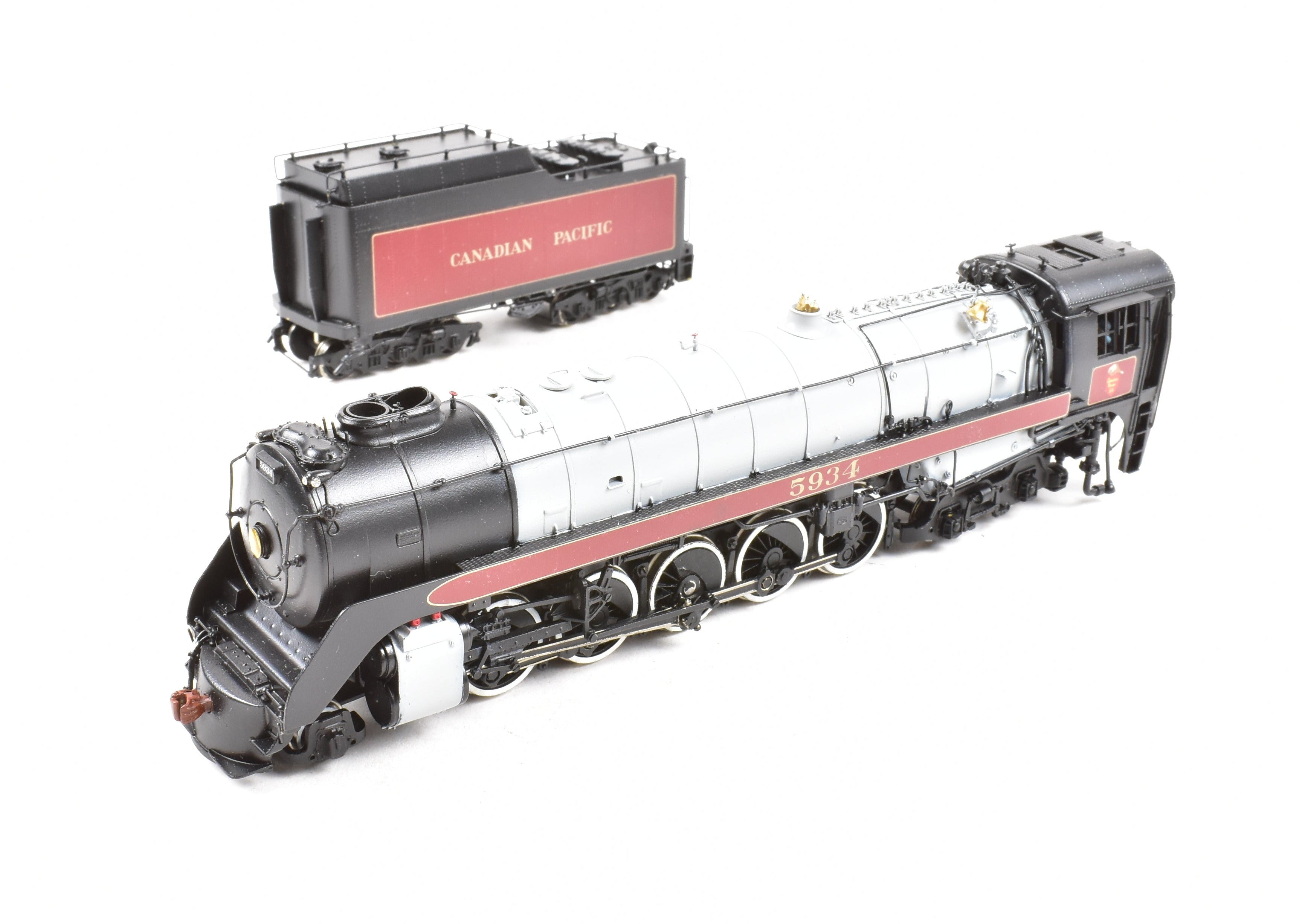 HO Scale Brass Van Hobbies CPR Canadian Pacific Railway T-1c 2-10-4 Selkirk Custom Painted Model