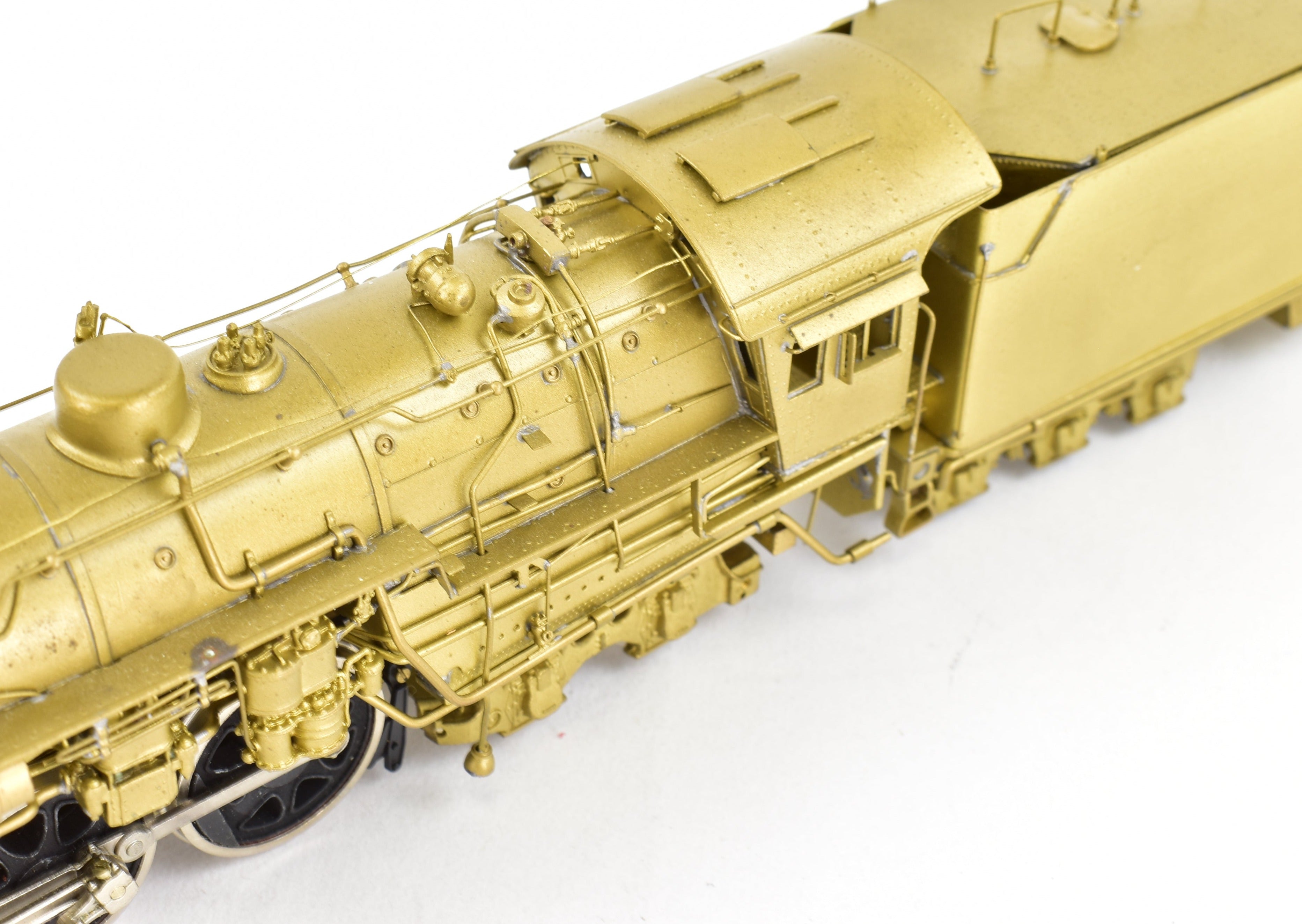 High - Quality HO Scale Brass Key Imports ATSF - Santa Fe 3450 Class 4 - 6 - 4 Modernized Model Train