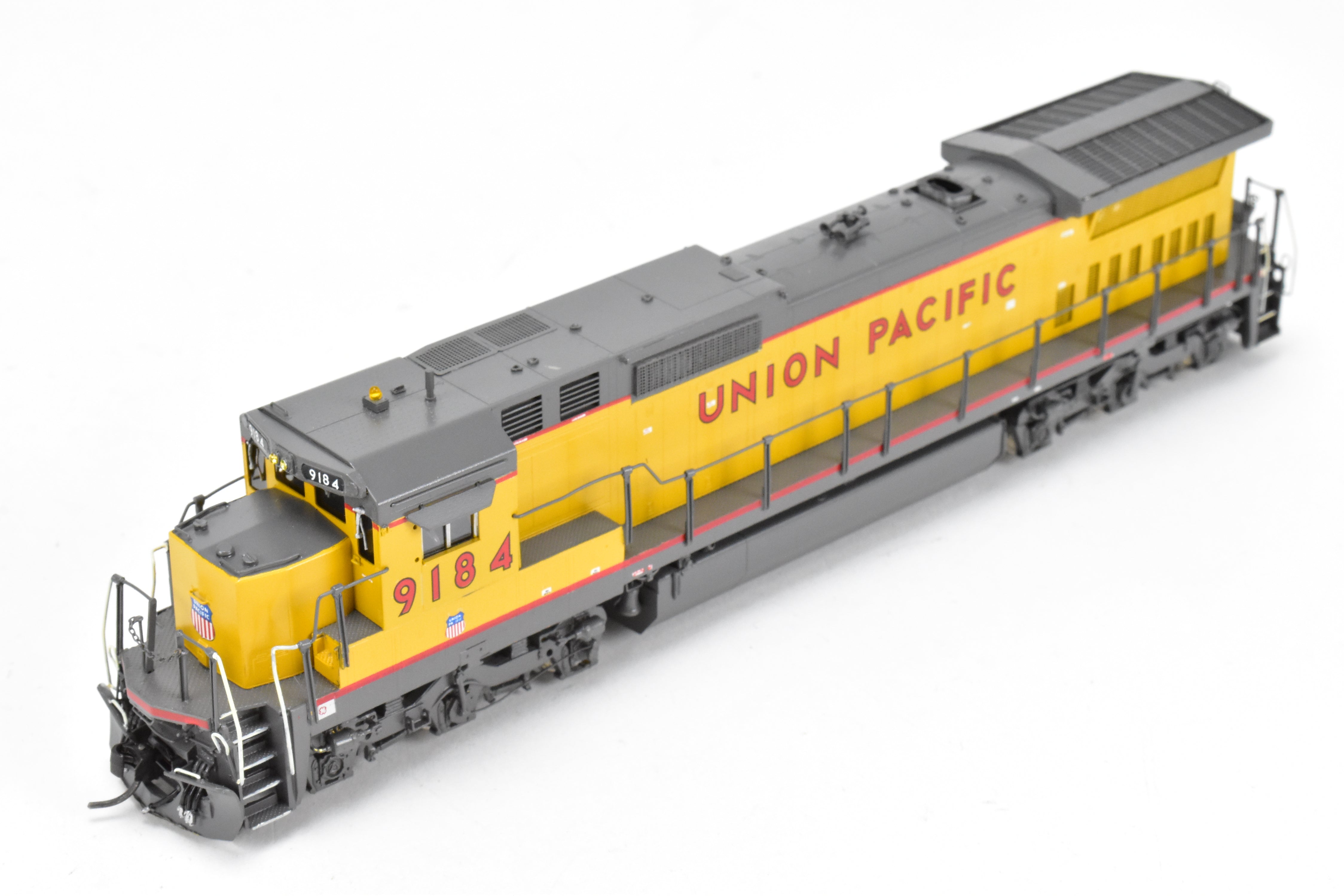 HO Scale Brass Union Pacific GE Dash 8 - 40C Locomotive Model by Overland Models, Inc. Custom Painted with Road Number 9184