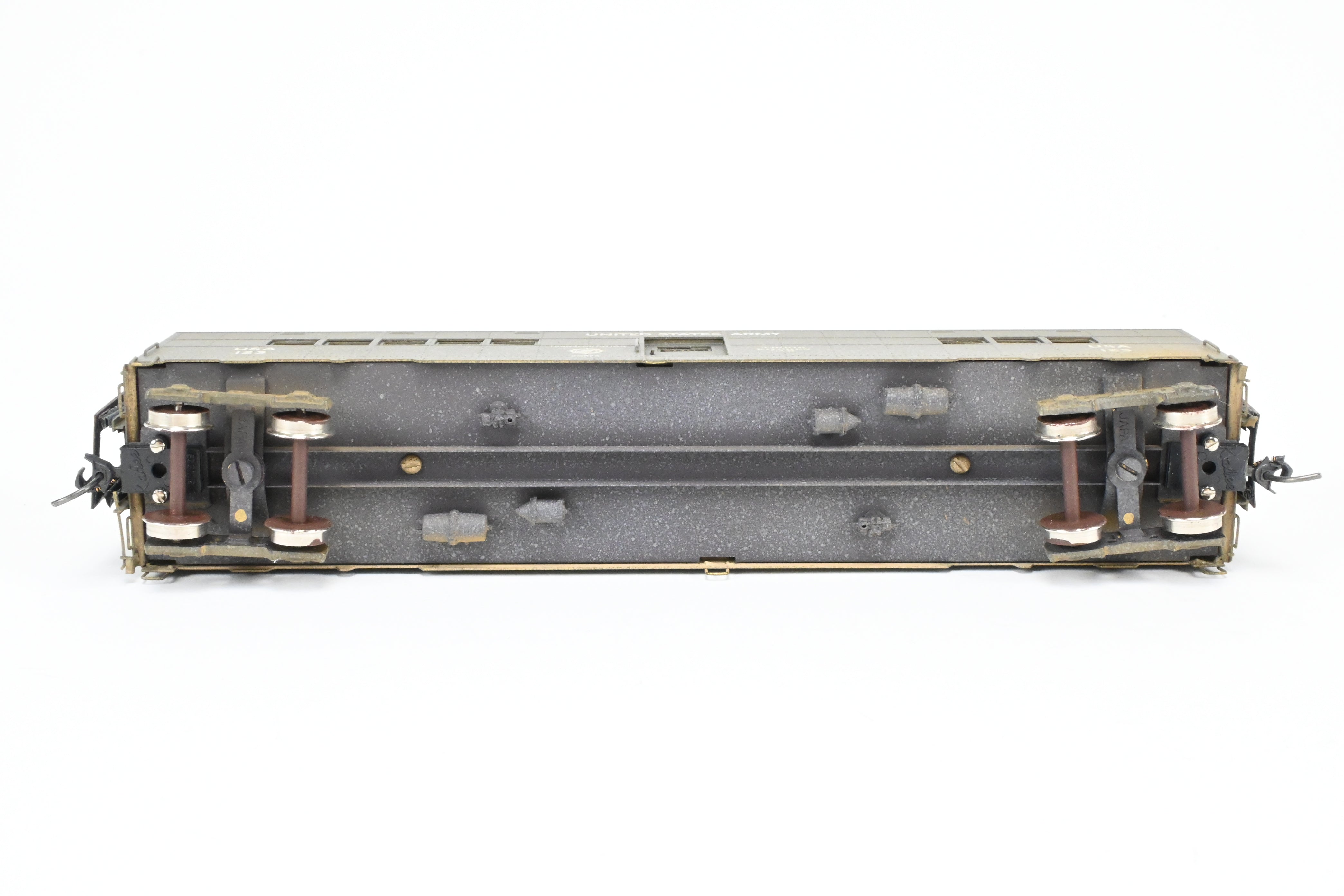 HO Scale Brass Hallmark Pullman Troop Sleeper Custom-Painted for US Army