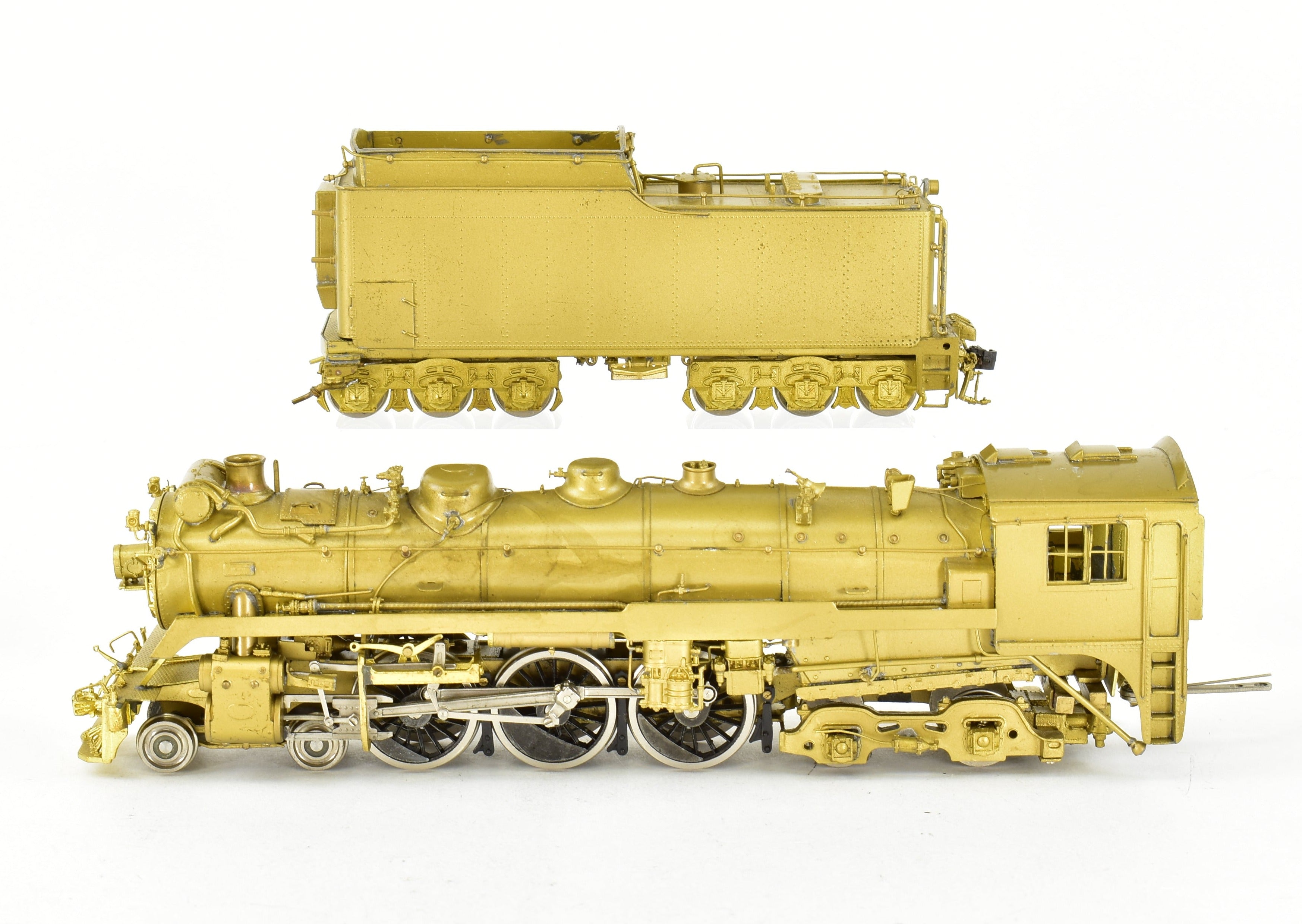 HO Scale Brass Model Train - Van Hobbies CPR Canadian Pacific Railway H - 1 - a.b. 4 - 6 - 4 Hudson Locomotive Replica