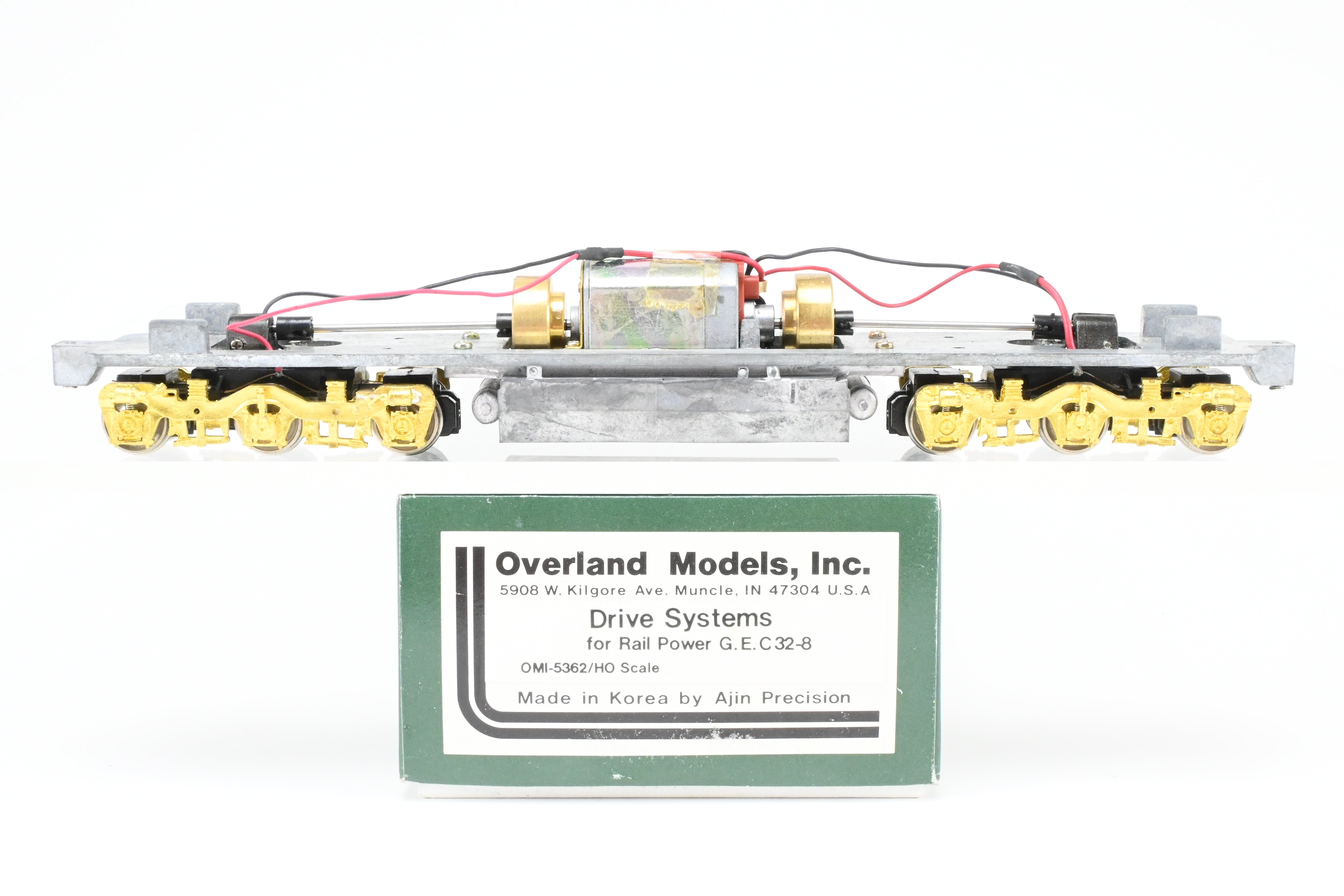 HO Scale Brass Rail Model Drive Systems by Overland Models Inc. for Various Roads, Specifically Designed for Rail Power Products General Electric GE C32 - 8