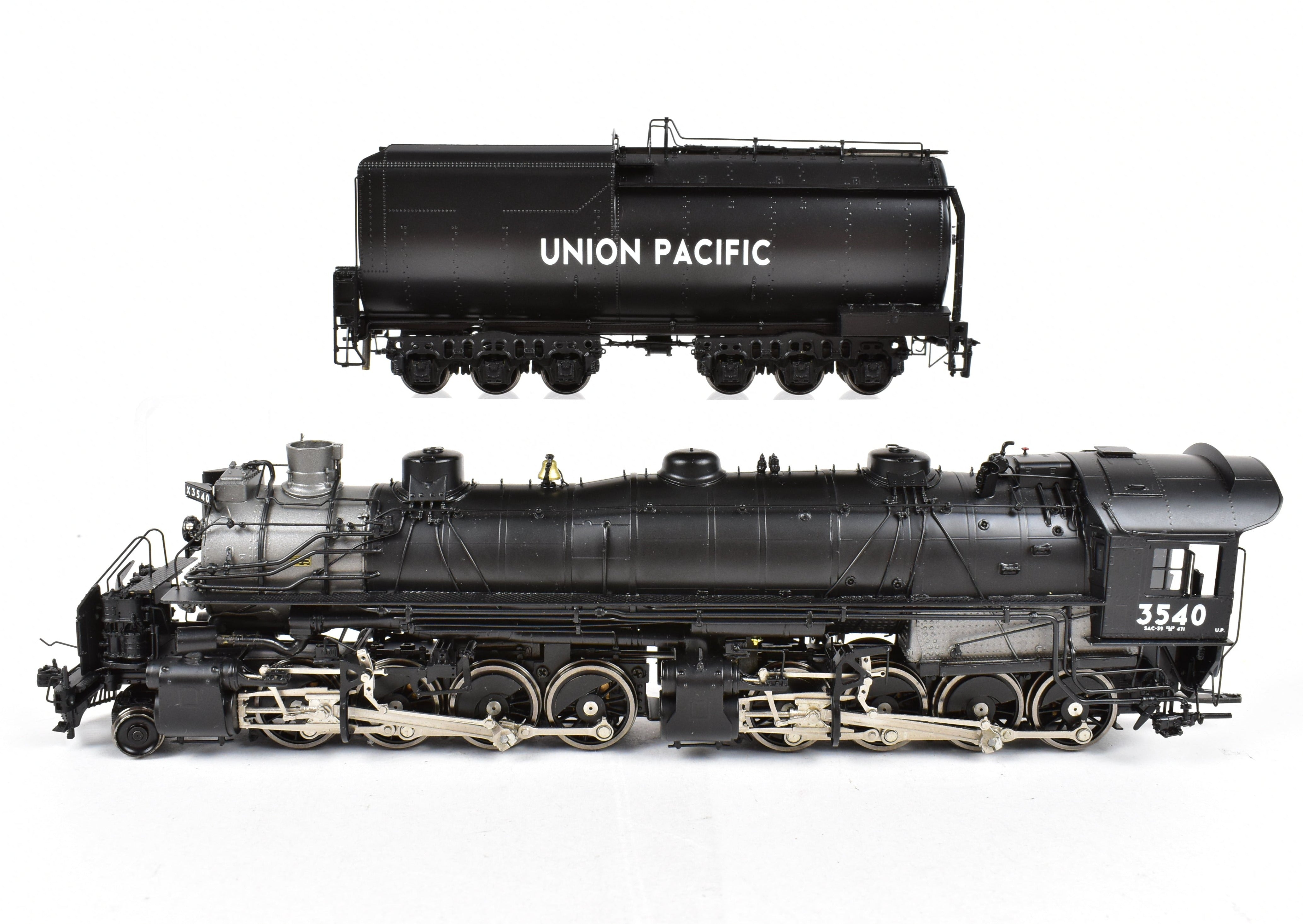HO Scale Brass Union Pacific SAC 2-8-8-0 FP No. 3450 by Overland Models