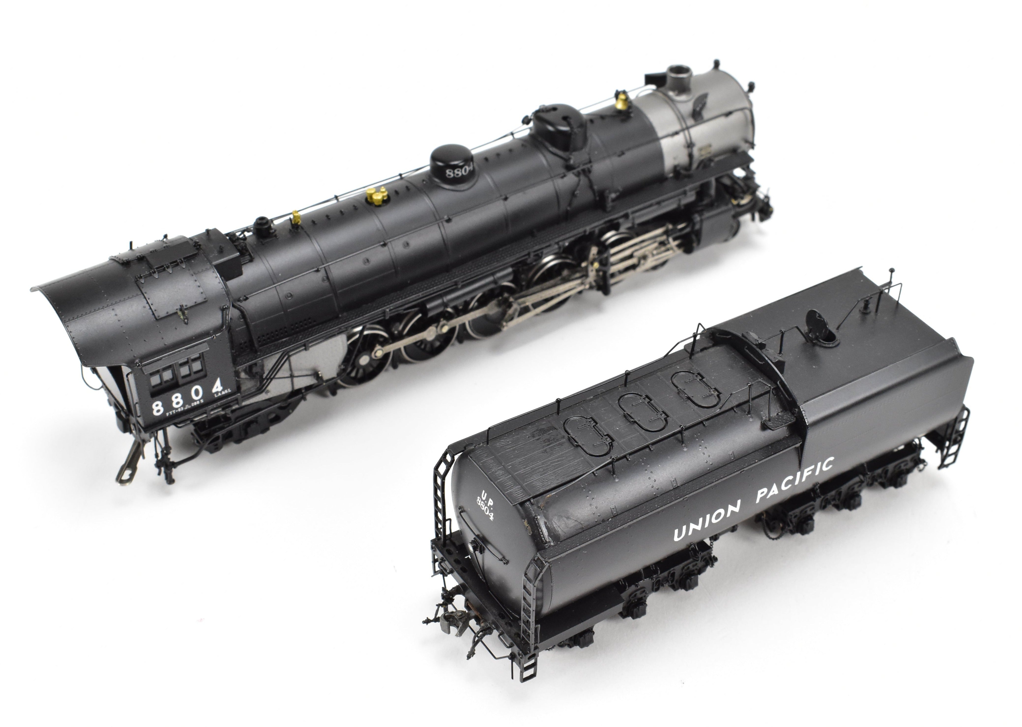 HO Scale Brass Precision Scale Co. Union Pacific Class 4 - 10 - 2 Three - Cylinder Freight/Passenger Model Train #8804 in As - Is Condition