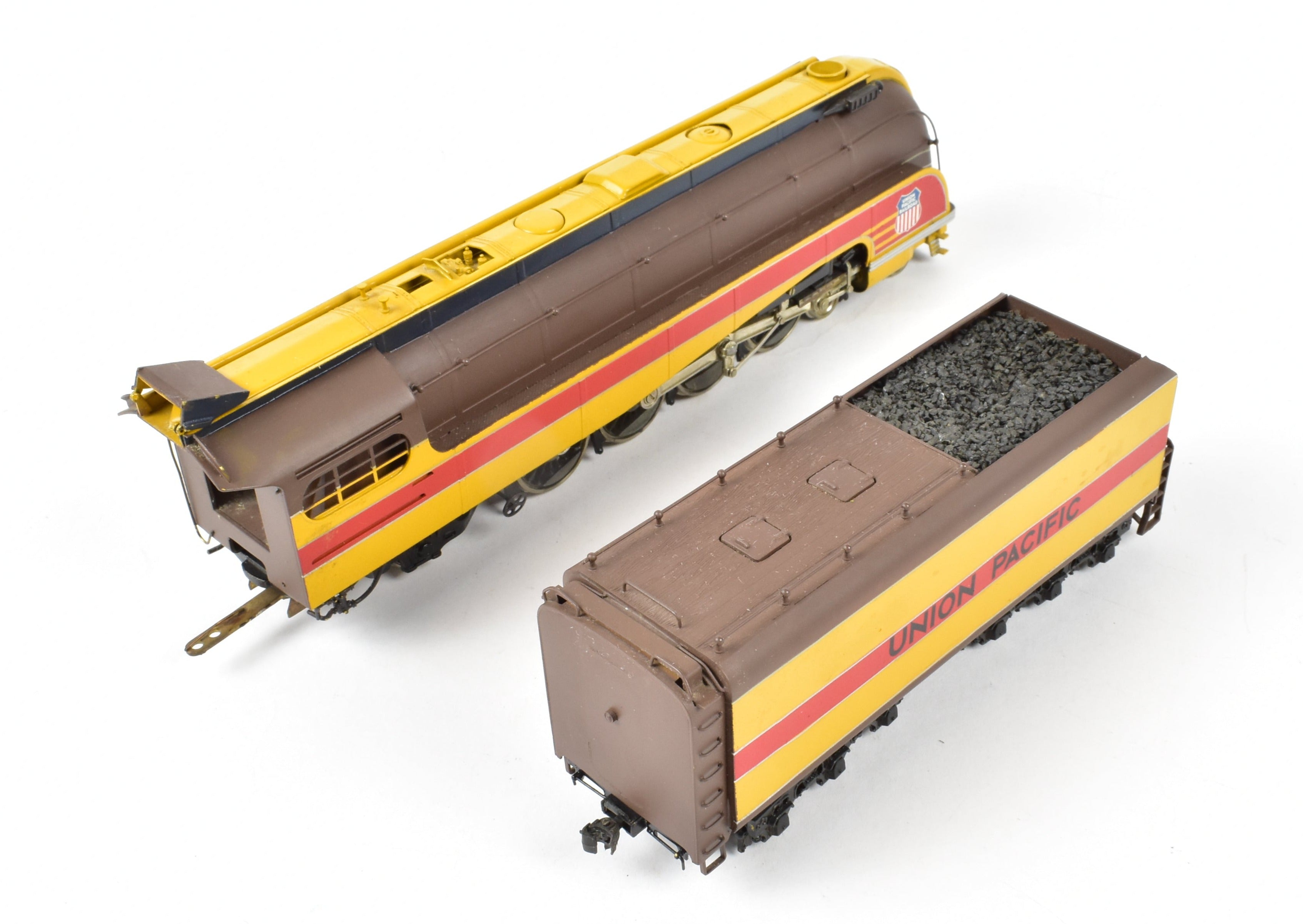 HO Scale Brass Balboa Union Pacific 4-8-2 Steam Locomotive Model #7002 Forty - Niner Master Series with Custom Paint Job