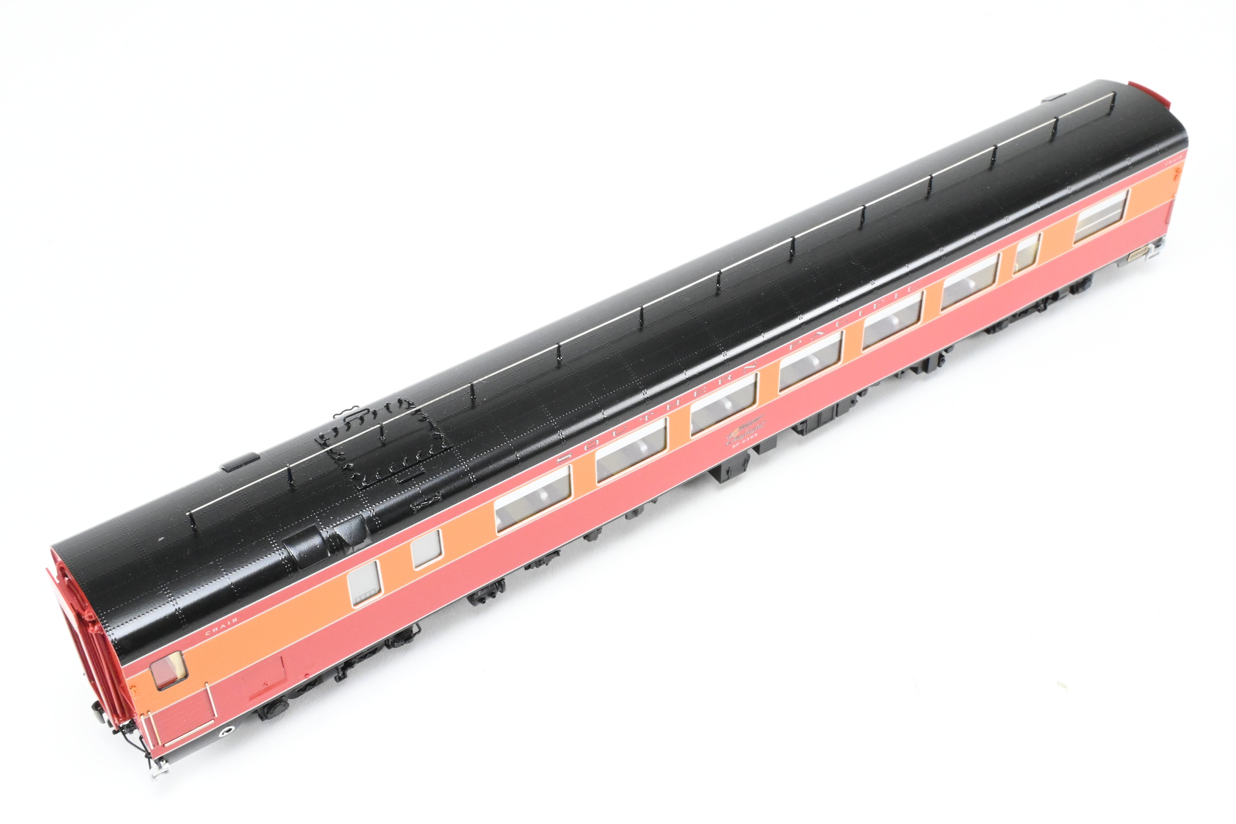 HO Scale Brass CON CIL Model Train Cars - Challenger Imports Special Edition - Southern Pacific 1955 Shasta Daylight 3-Pack B Add-On Set with Front Part