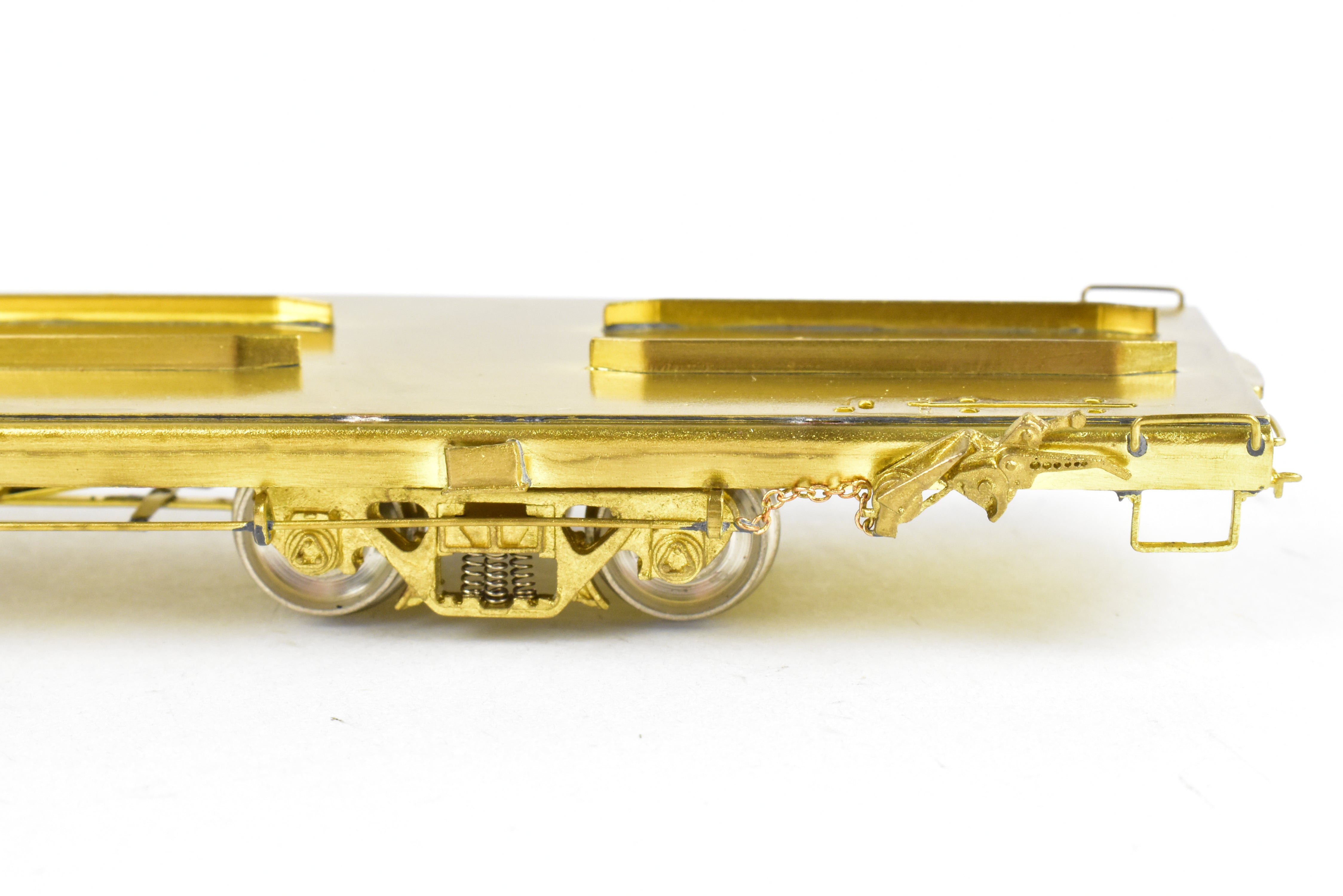 HO Brass OMI TOFC Flat Car 89'-4 Twin 45' from Overland Models