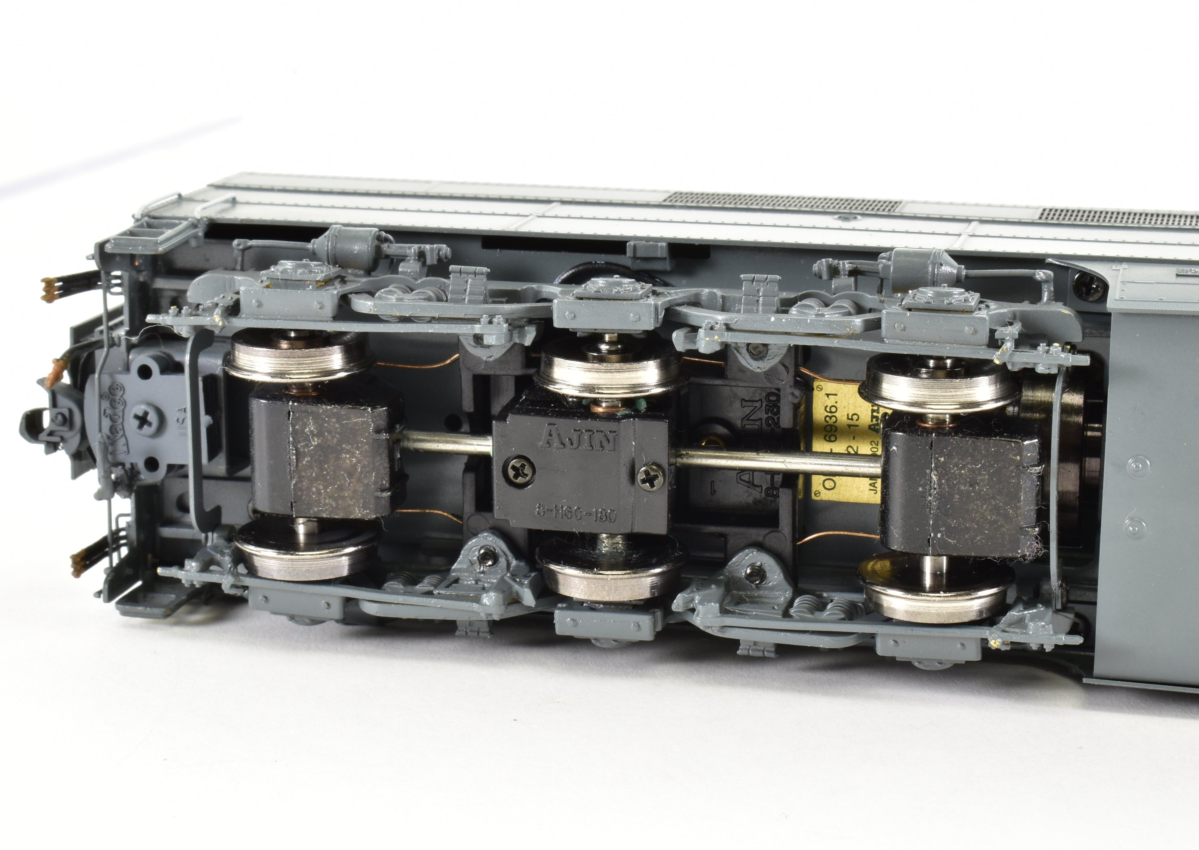 HO Scale Brass Locomotive Models - Overland Models Inc. Southern Pacific ALCO PA - 2/PB - 2/PA - 2 3 - Unit Set with Factory Painted Finish and DCC Functionality