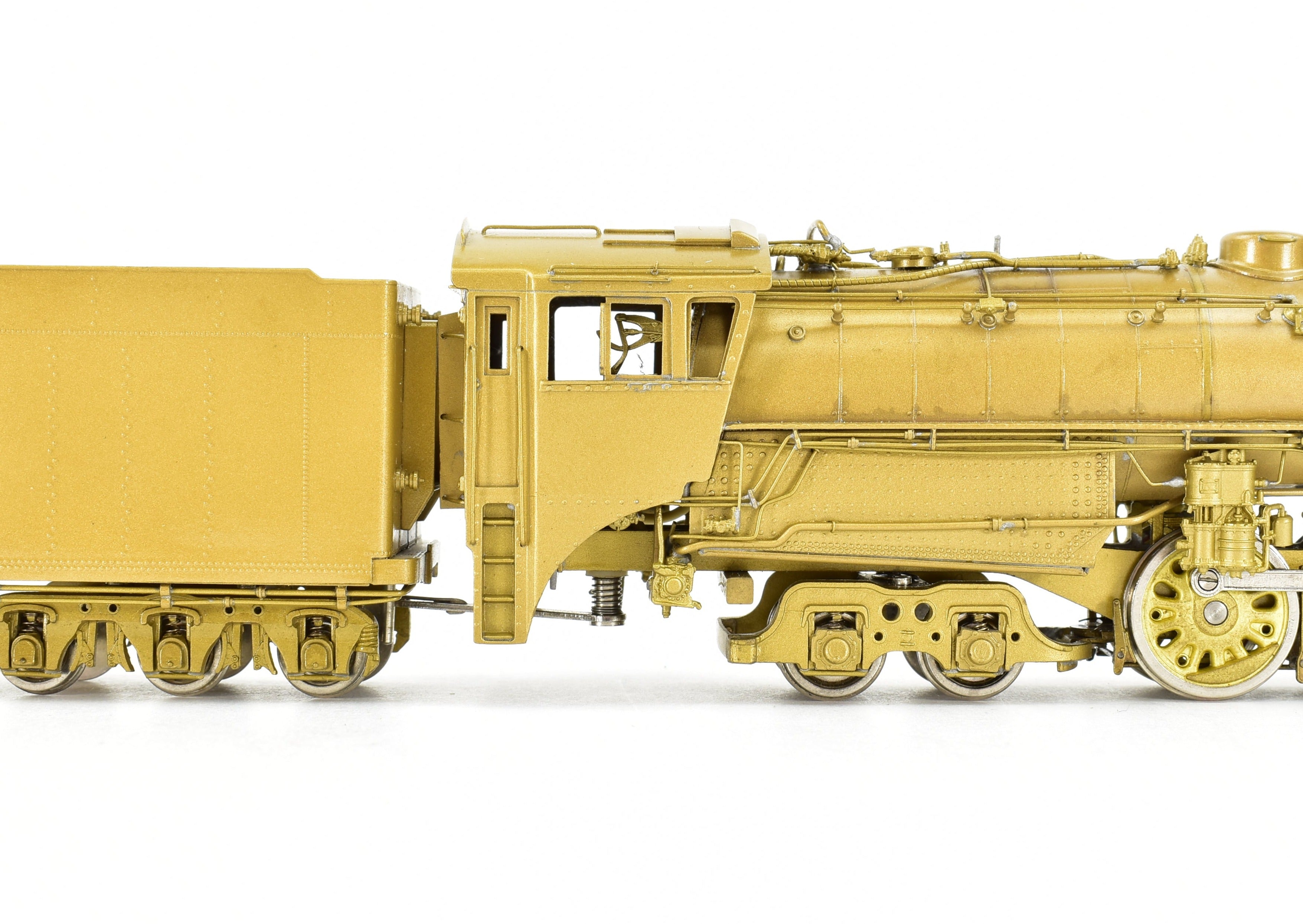 High - Quality HO Scale Brass Model Train: CON NJ Custom Brass CB&Q - Burlington Route Class O5A 4 - 8 - 4 Locomotive