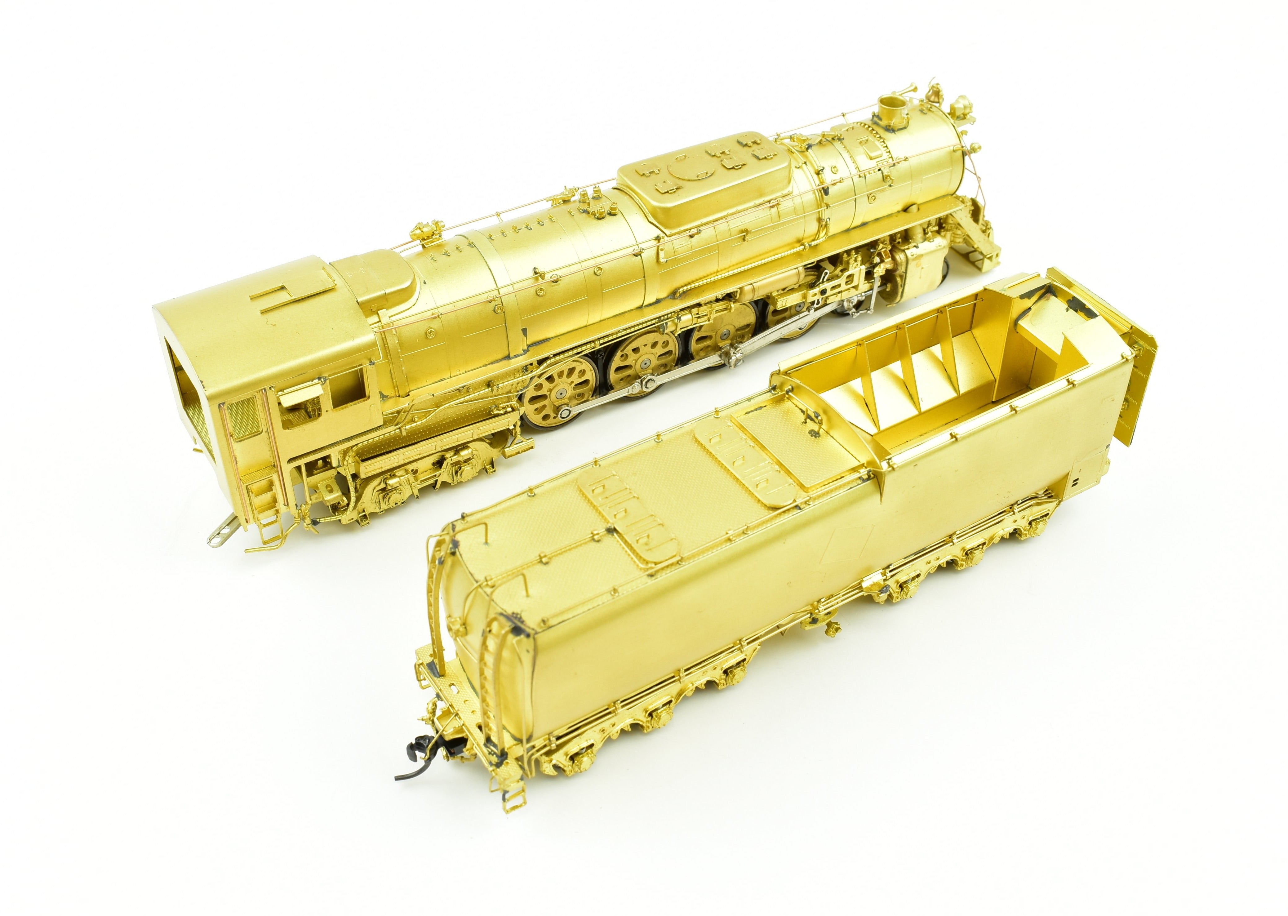 HO Scale Brass Model Train - Overland Models, Inc. MILW - Milwaukee Road S-3 4-8-4 Steam Locomotive with Squared Boiler Front