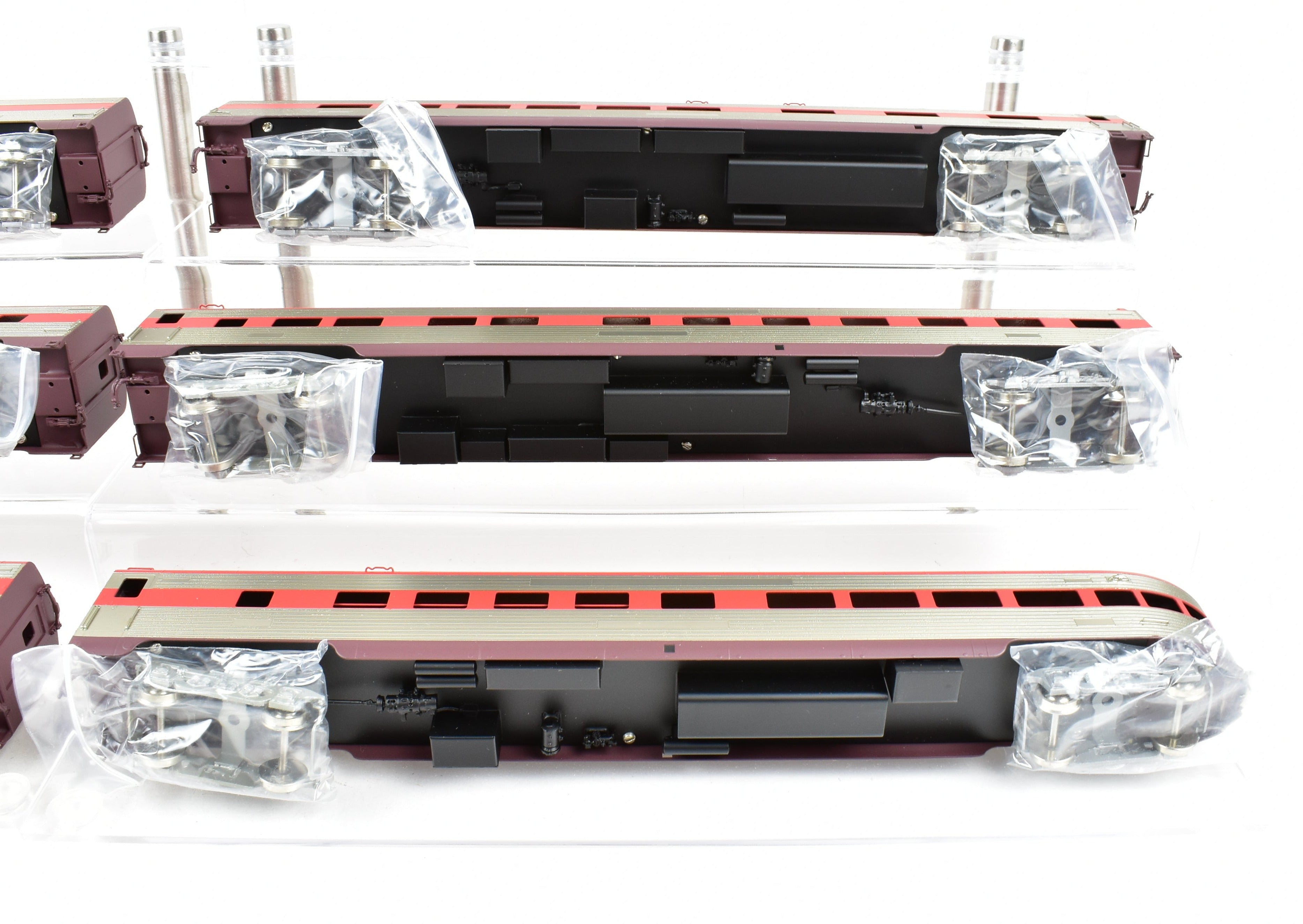 HO Scale Brass Hallmark Models Specialized SLSF - Frisco and MKT - Missouri Kansas Texas Katy Texas Special 6-Car Set with FP Locomotive Model