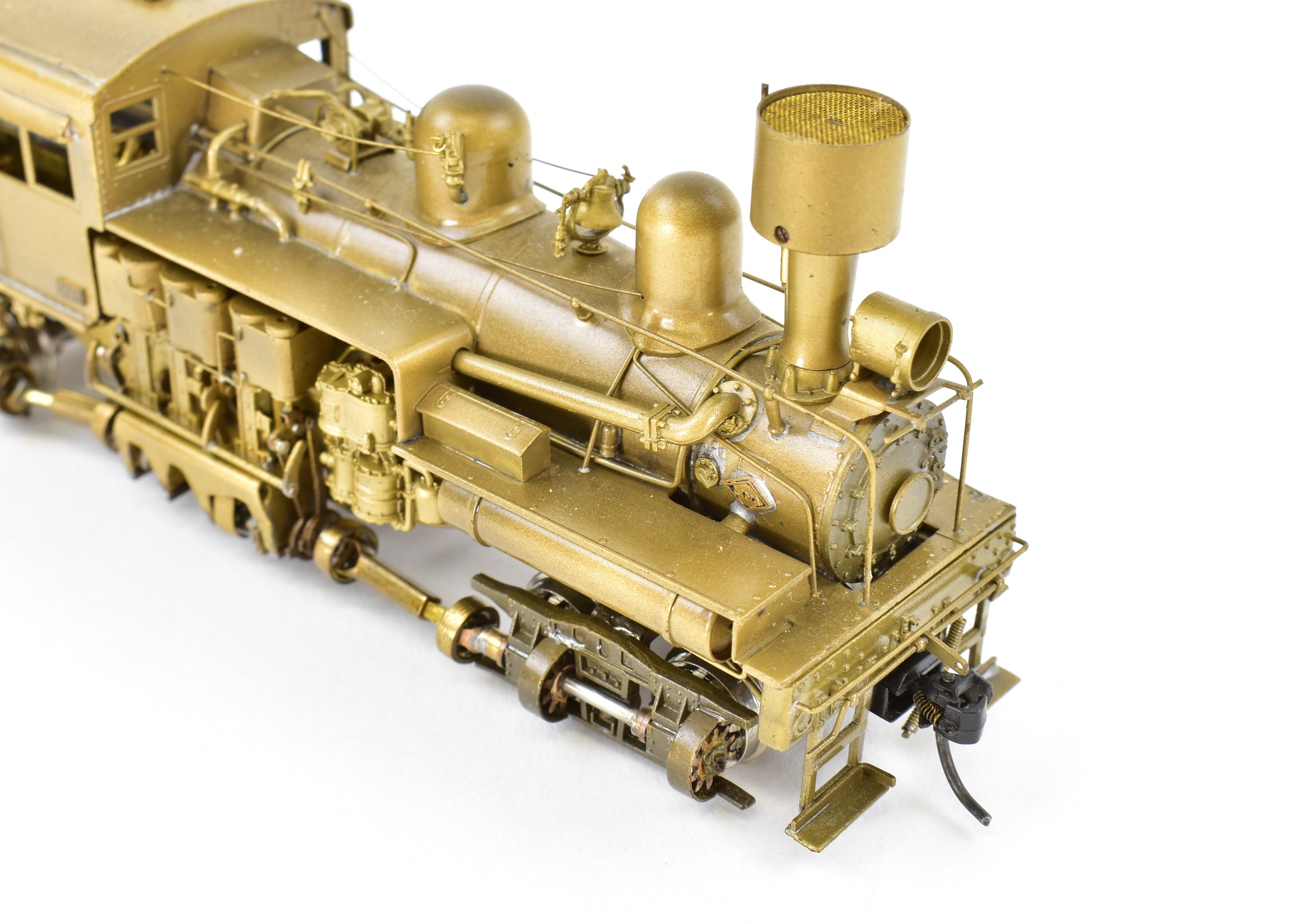 HO Scale Brass PFM - United Brand 3-Truck Pacific Coast Shay Geared Locomotive Model for Logging Roads
