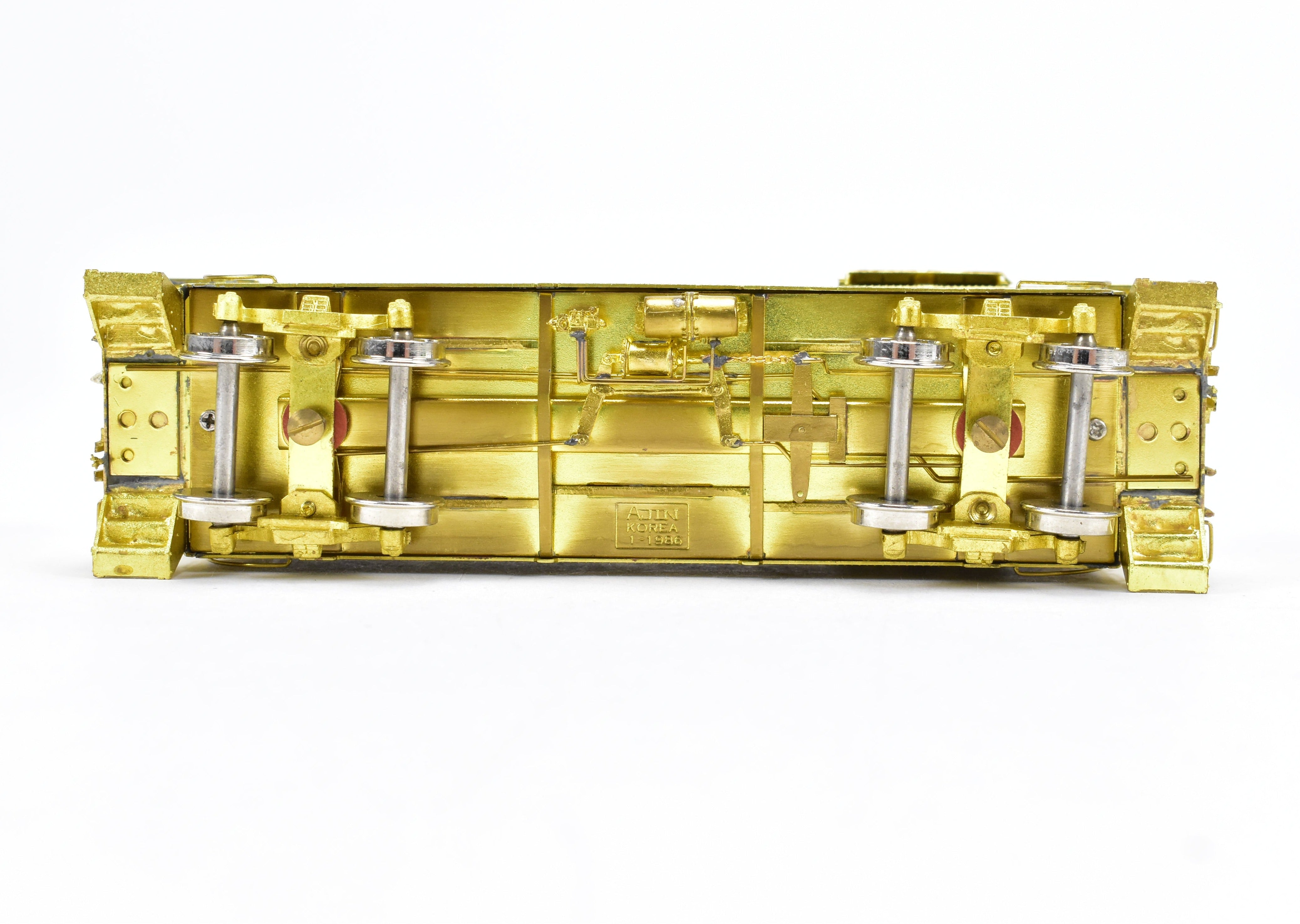 HO Scale Brass Model Train Caboose by Overland Models, Inc. - Representing Denver & Rio Grande Western 1400 Series Steel Caboose