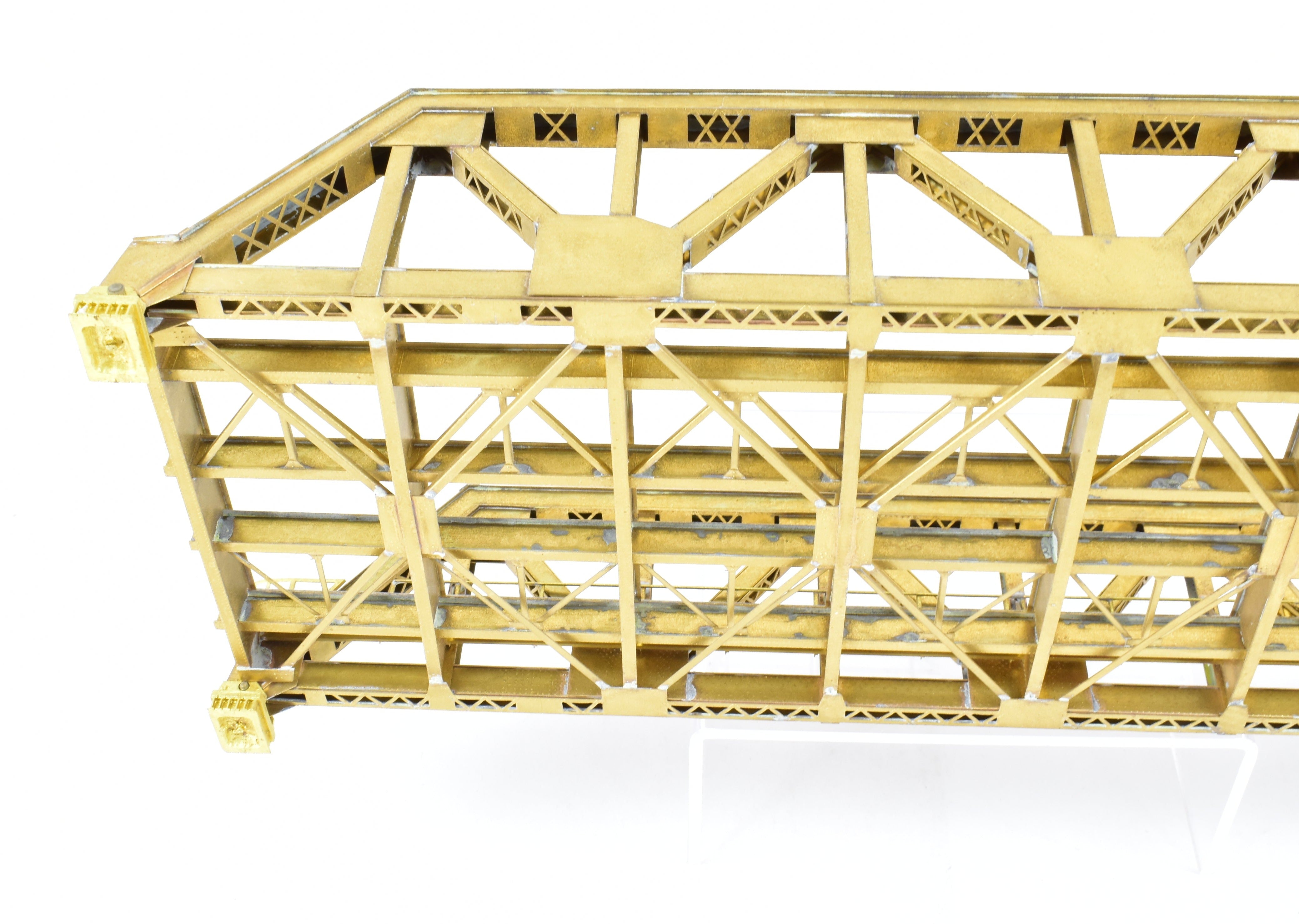HO Brass OMI Pony Truss Thru 93' 2-Track Bridge by Overland Models