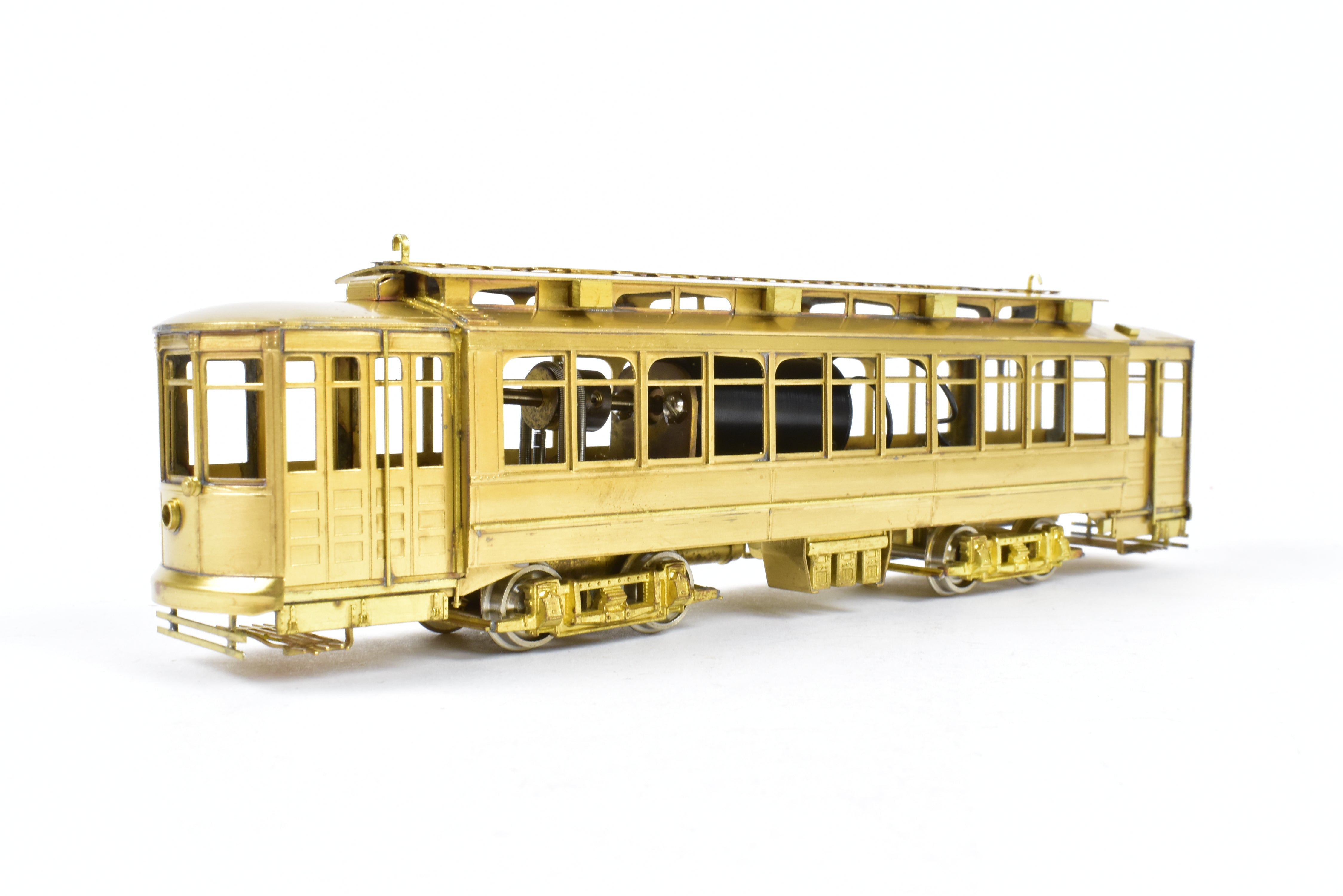 HO Scale Brass Model Train - Fairfield Models CSL Chicago Surface Lines Big Brill Single - Ended Car