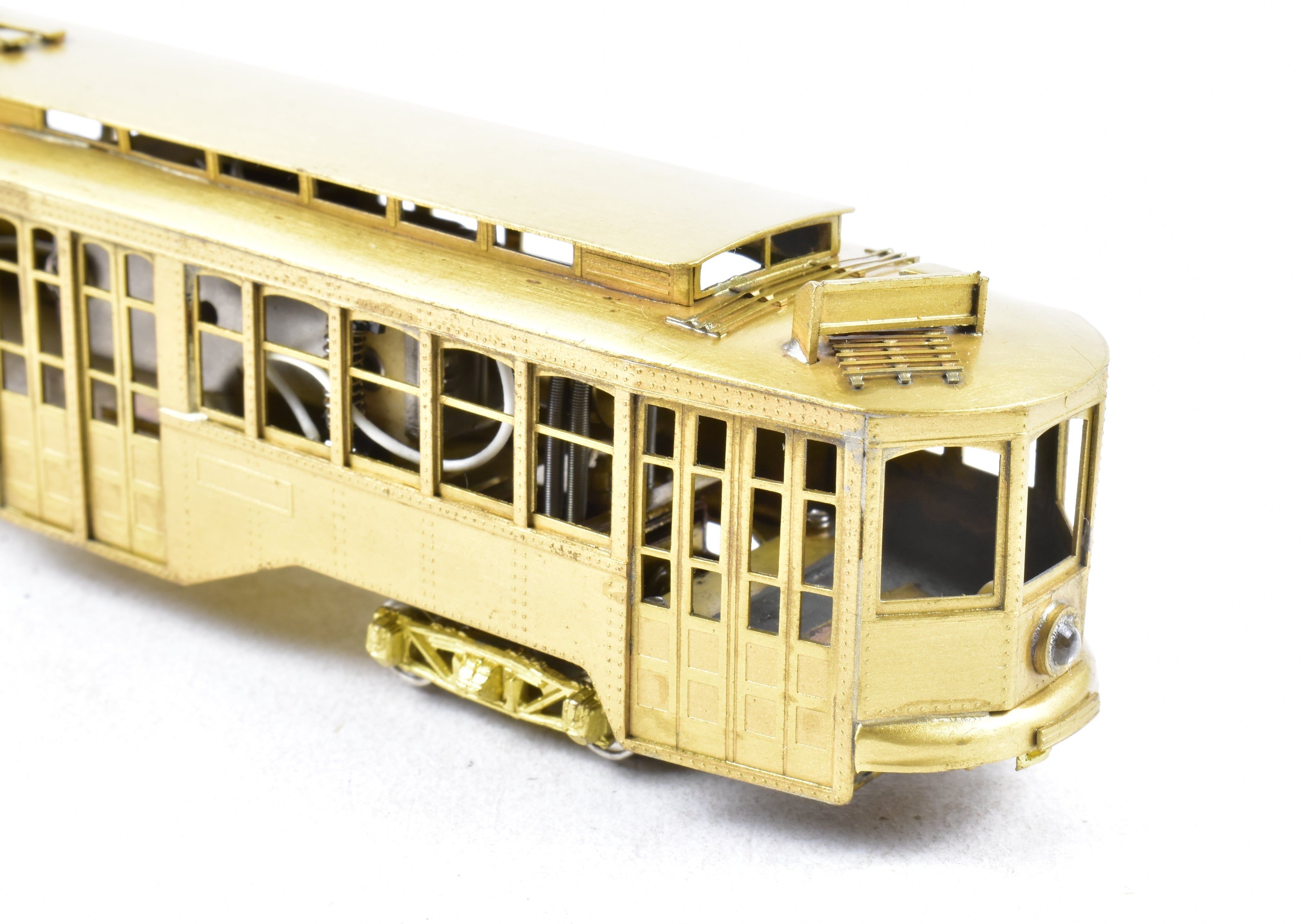 HO Scale Brass Fairfield Models Pittsburgh Jones Single - Ended Trolley Car Collectible