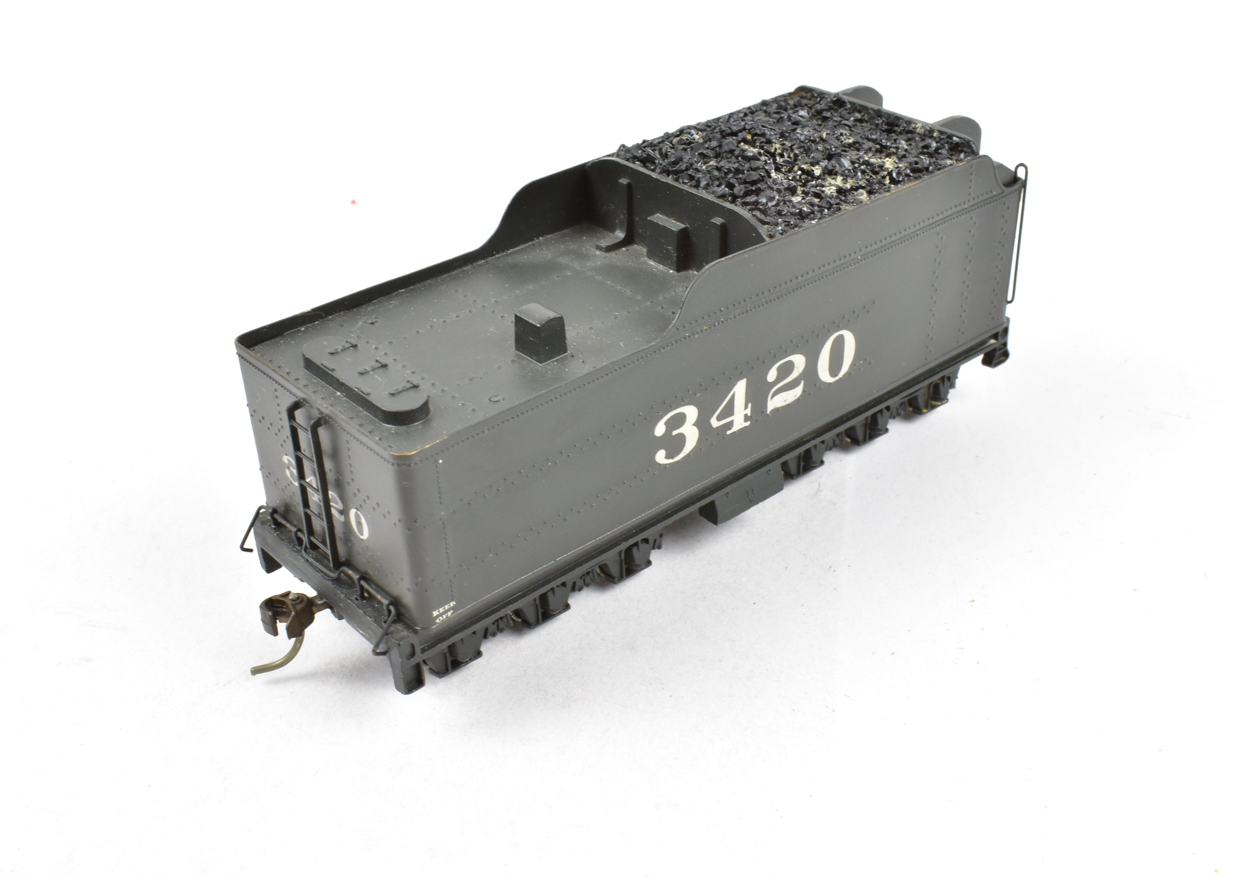 HO Scale Brass Model Train - Associated Hobby Manufacturers (AHM) HCB AT&SF - Santa Fe 3400 Class 4-6-2 Custom Painted Steam Locomotive