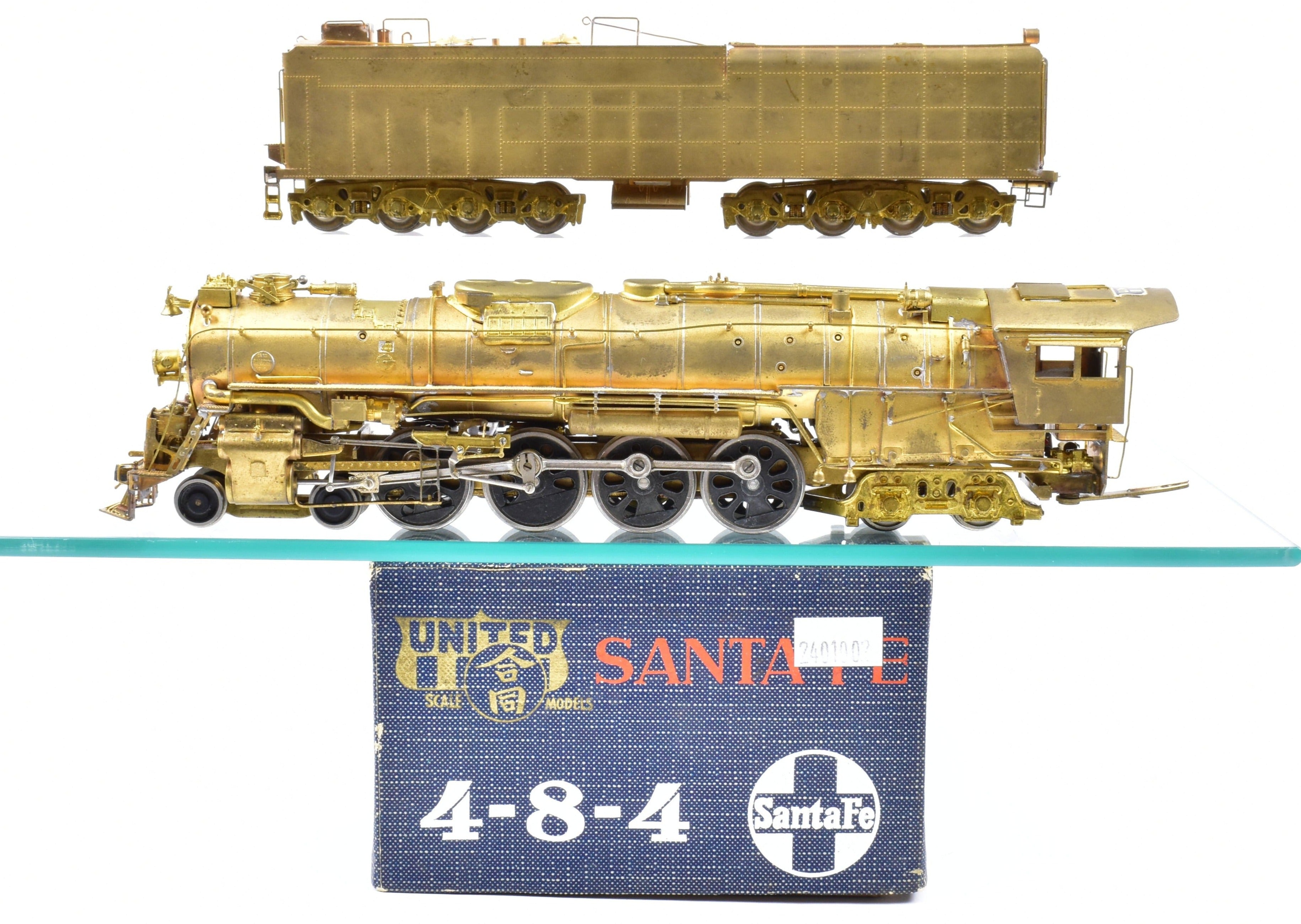 HO Scale Brass PFM - United ATSF Santa Fe 4-8-4 Northern Model