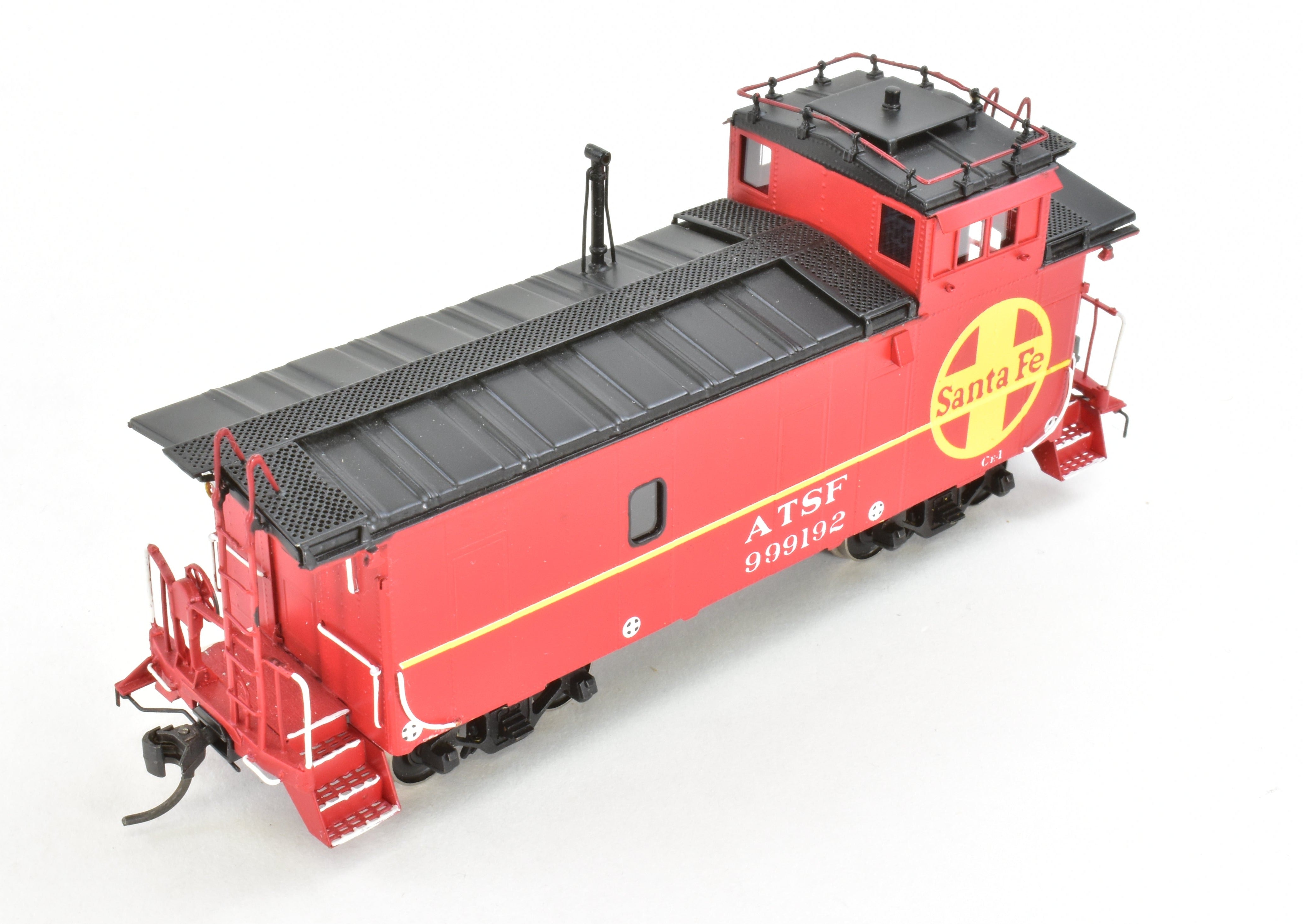 HO Scale Brass CIL Santa Fe Caboose - Challenger Imports AT & SF Class CE - 1 FP Model No. 999192, a Collectible Railroad Item
