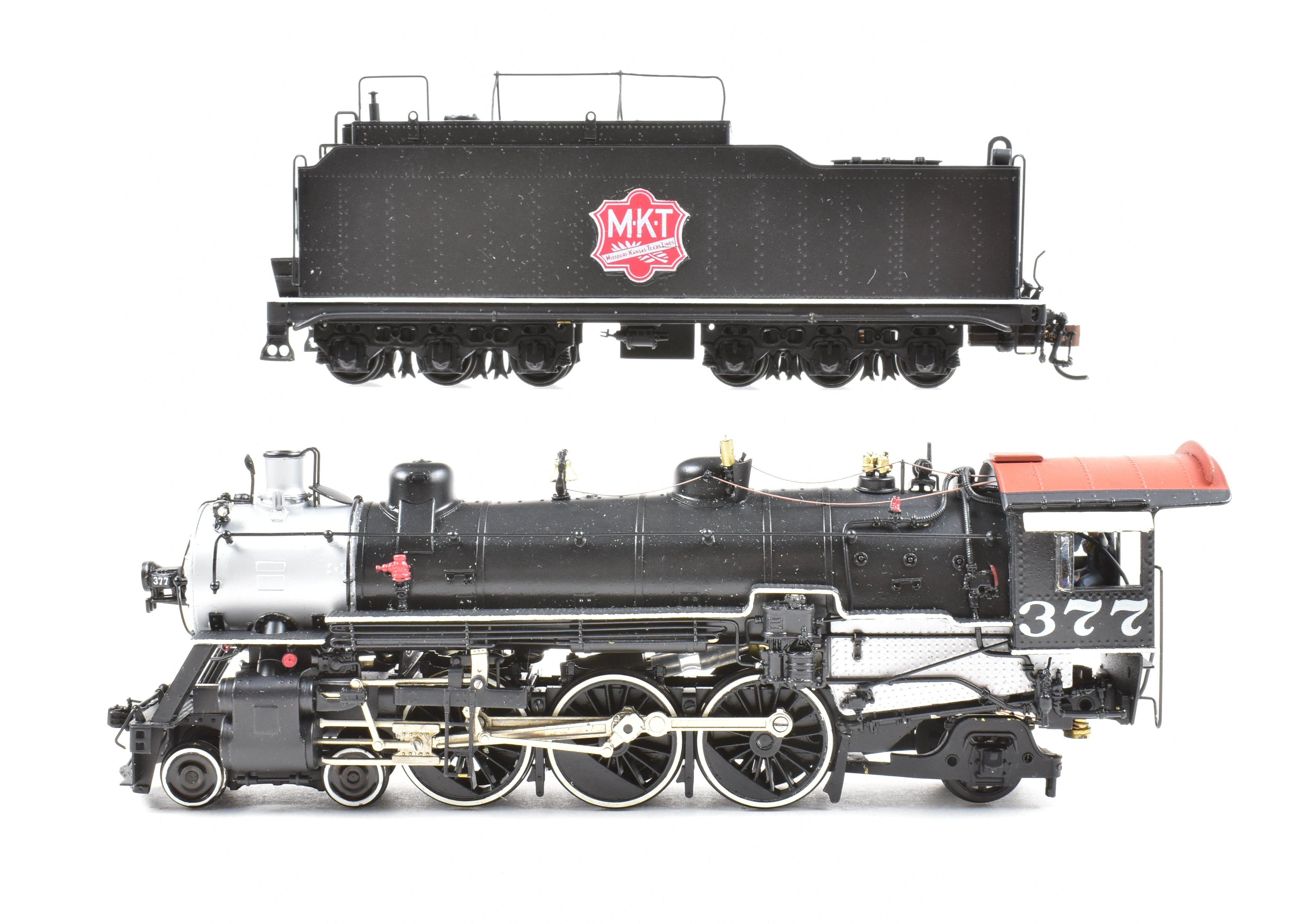 HO Scale Brass Hallmark Models MKT - Missouri Kansas Texas 4-6-2 H-3A Pacific Professional Painted Locomotive Model #377