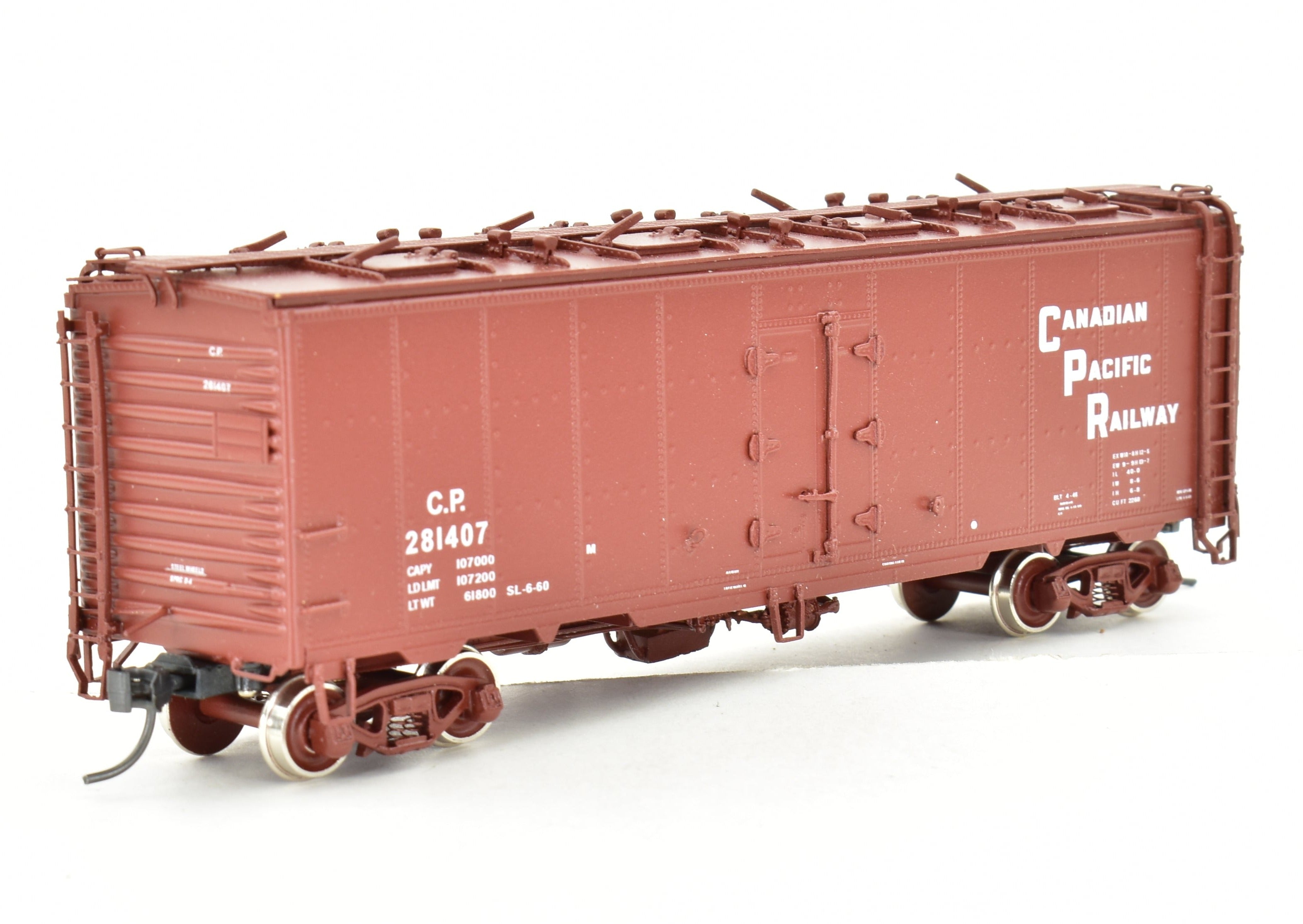 1986 HO Brass PFM - Van Hobbies Canadian Pacific 40 ft Ice Steel Reefer Model