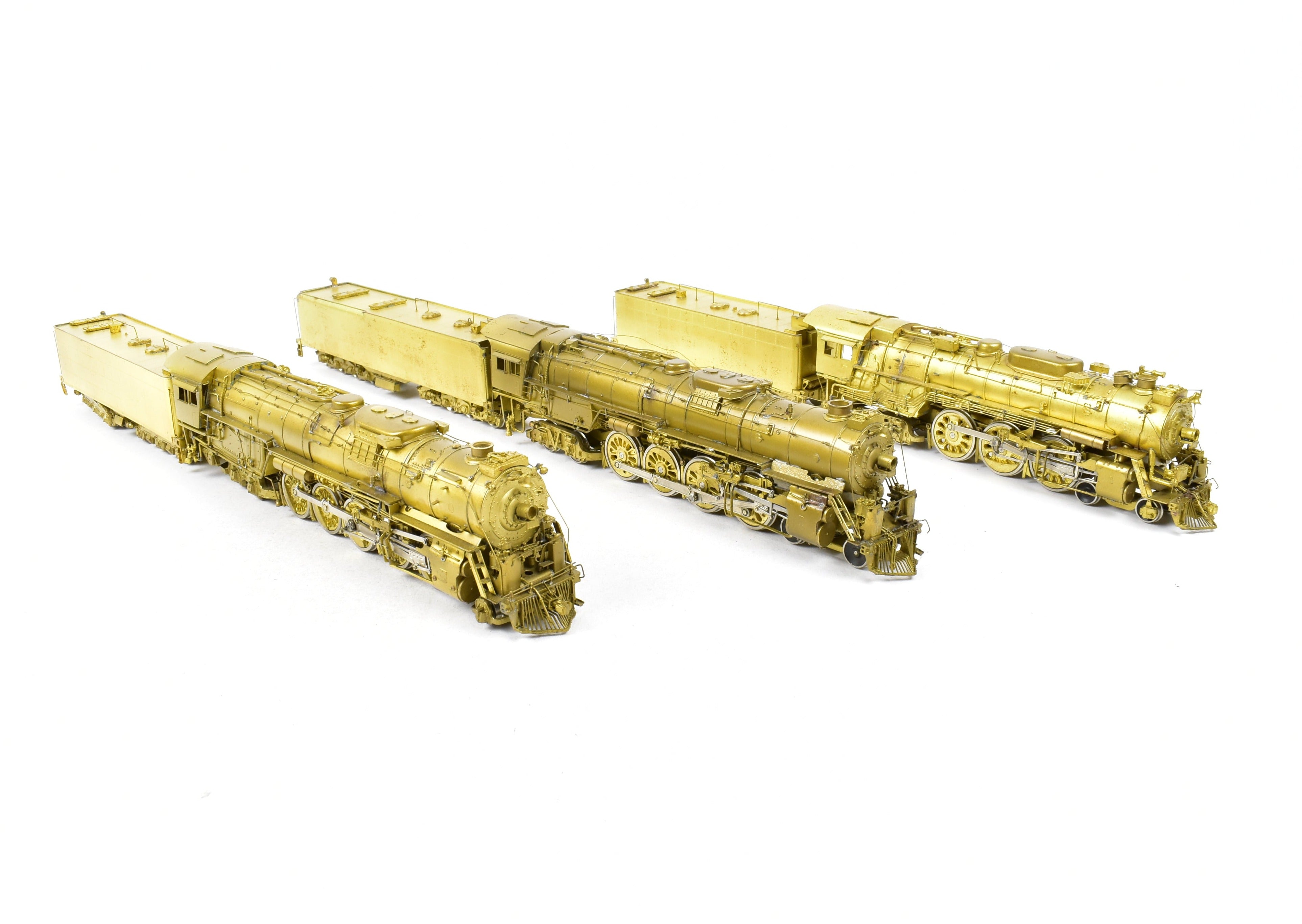 HO Brass Westside Model Co. ATSF Santa Fe Fleetwood Classic Steam Locomotive Set