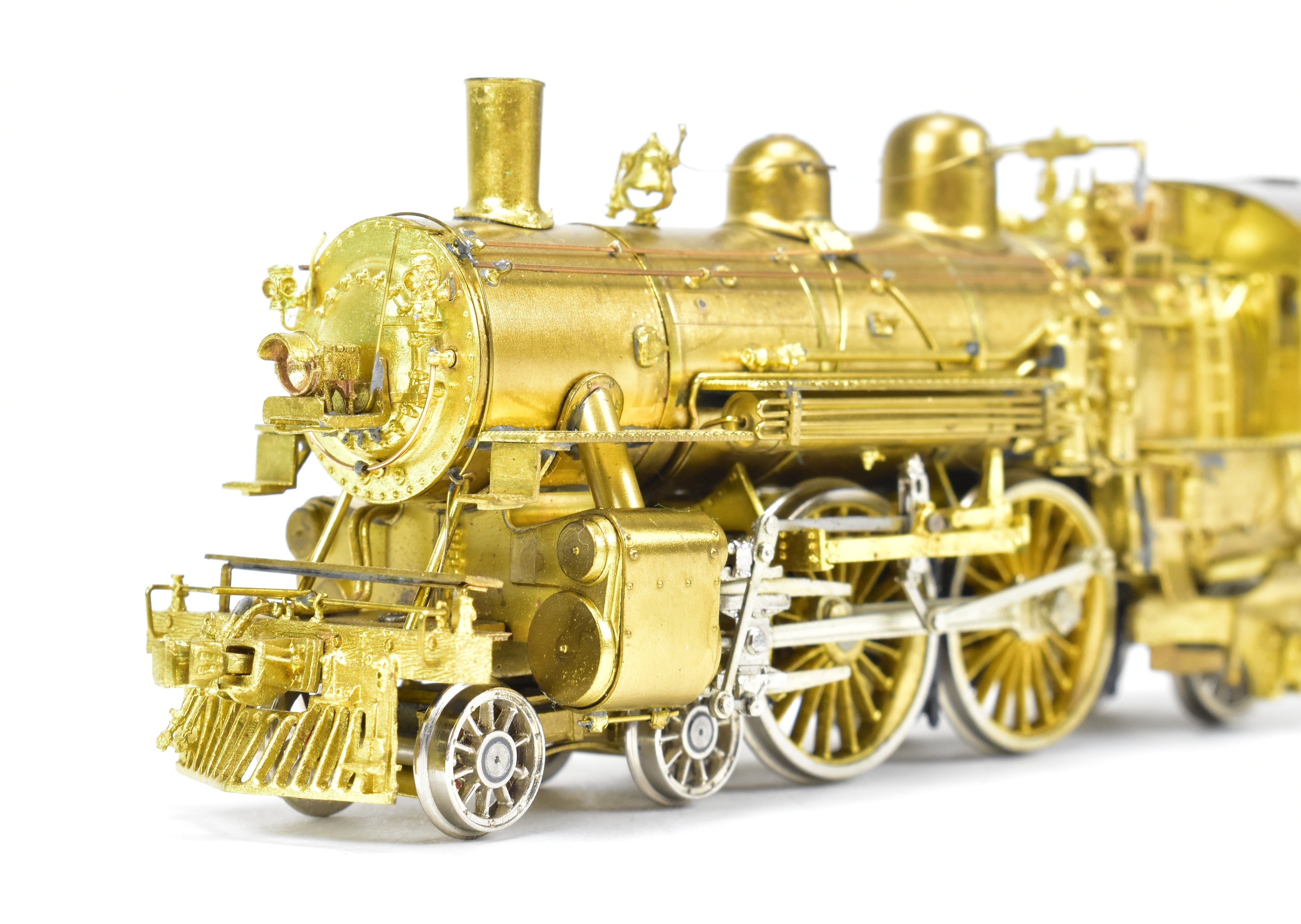 HO Scale Brass Model Train - Overland Models Chicago & North Western D 4-4-2 Atlantic Steam Locomotive