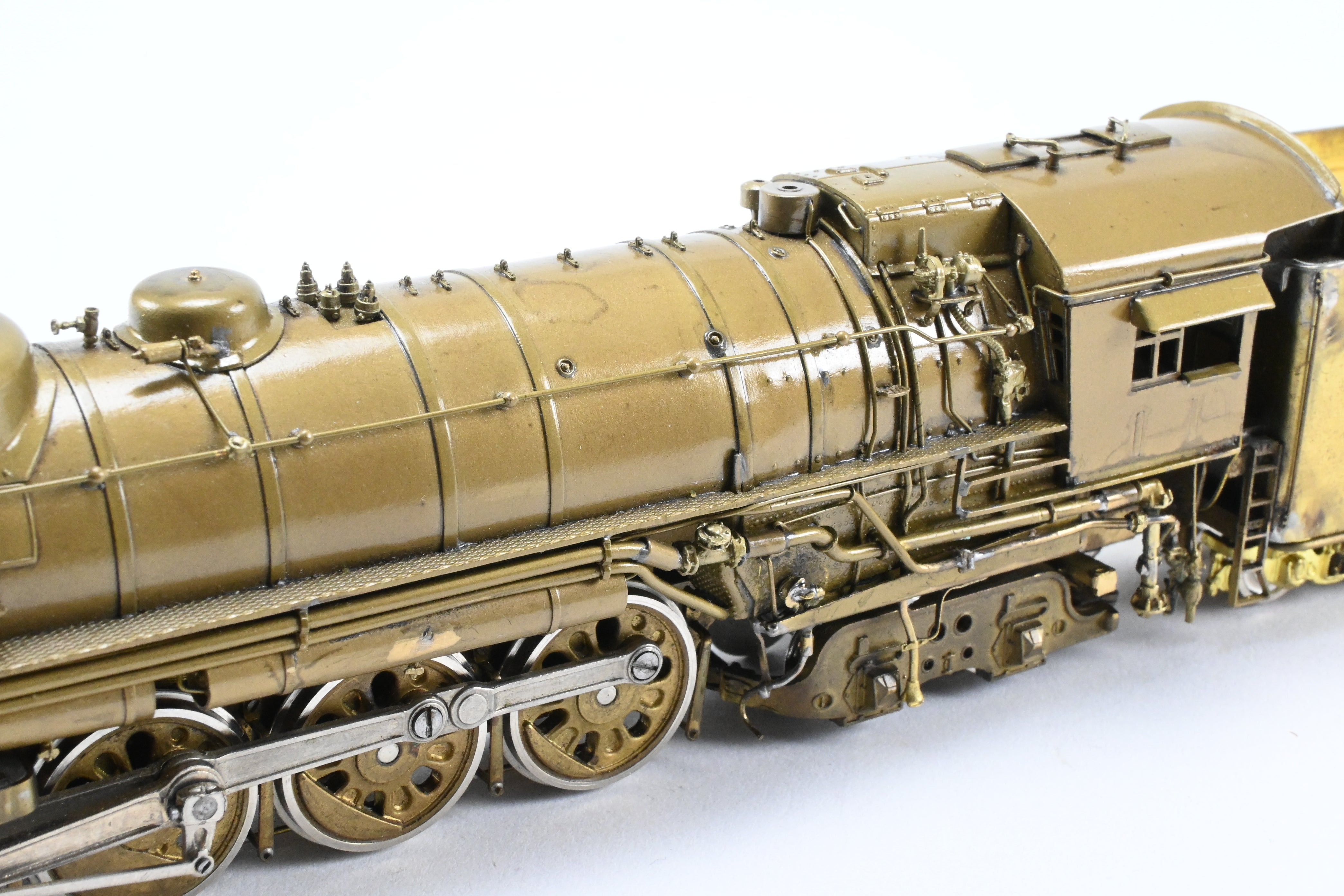 HO Scale Brass Hallmark Models SLSF - Frisco 4500 Class Dual Service Series 4-8-4 Custom Model Engine Driven by Joe G. Collias