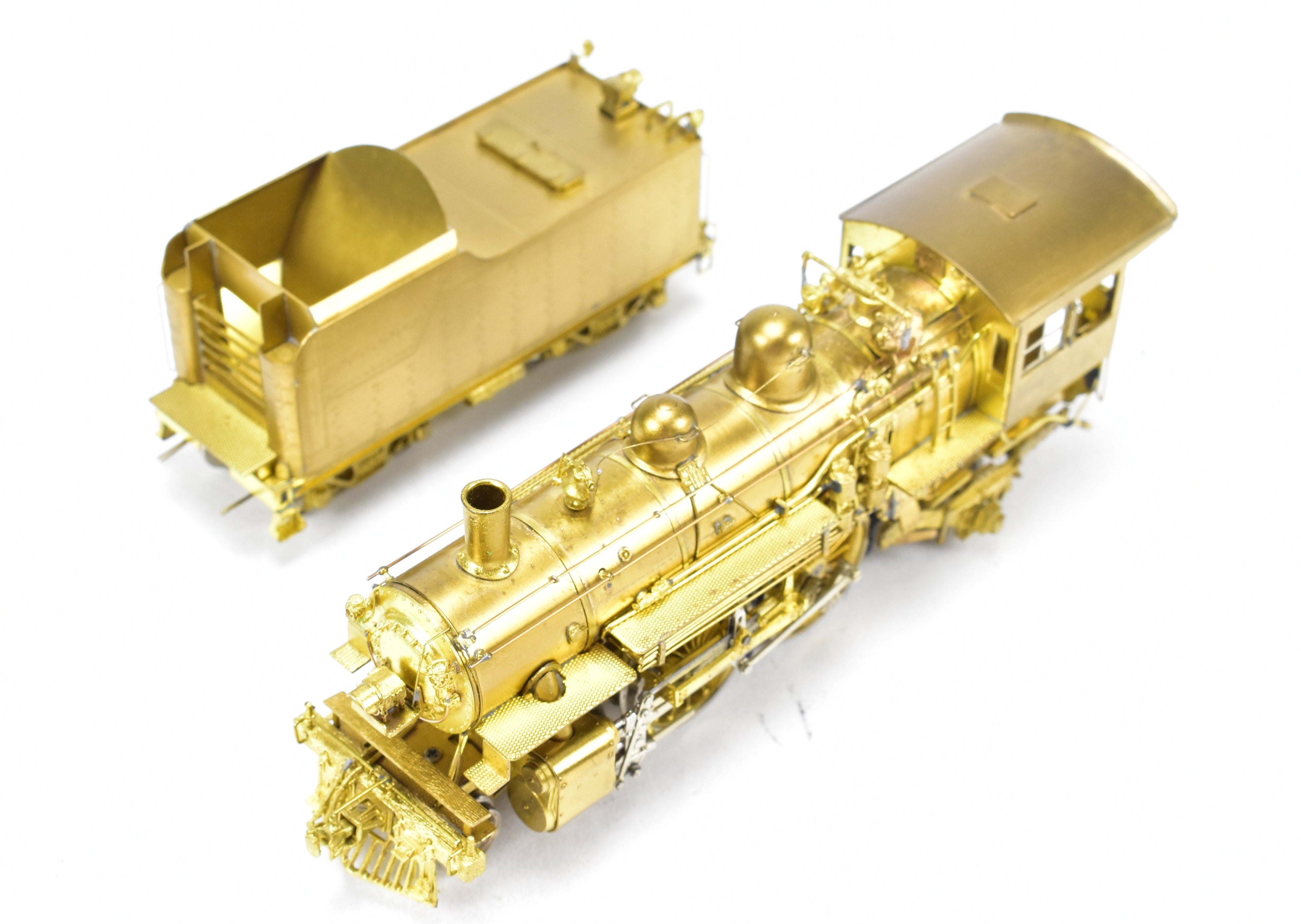 HO Scale Brass Model Train - Overland Models Chicago & North Western D 4-4-2 Atlantic Steam Locomotive