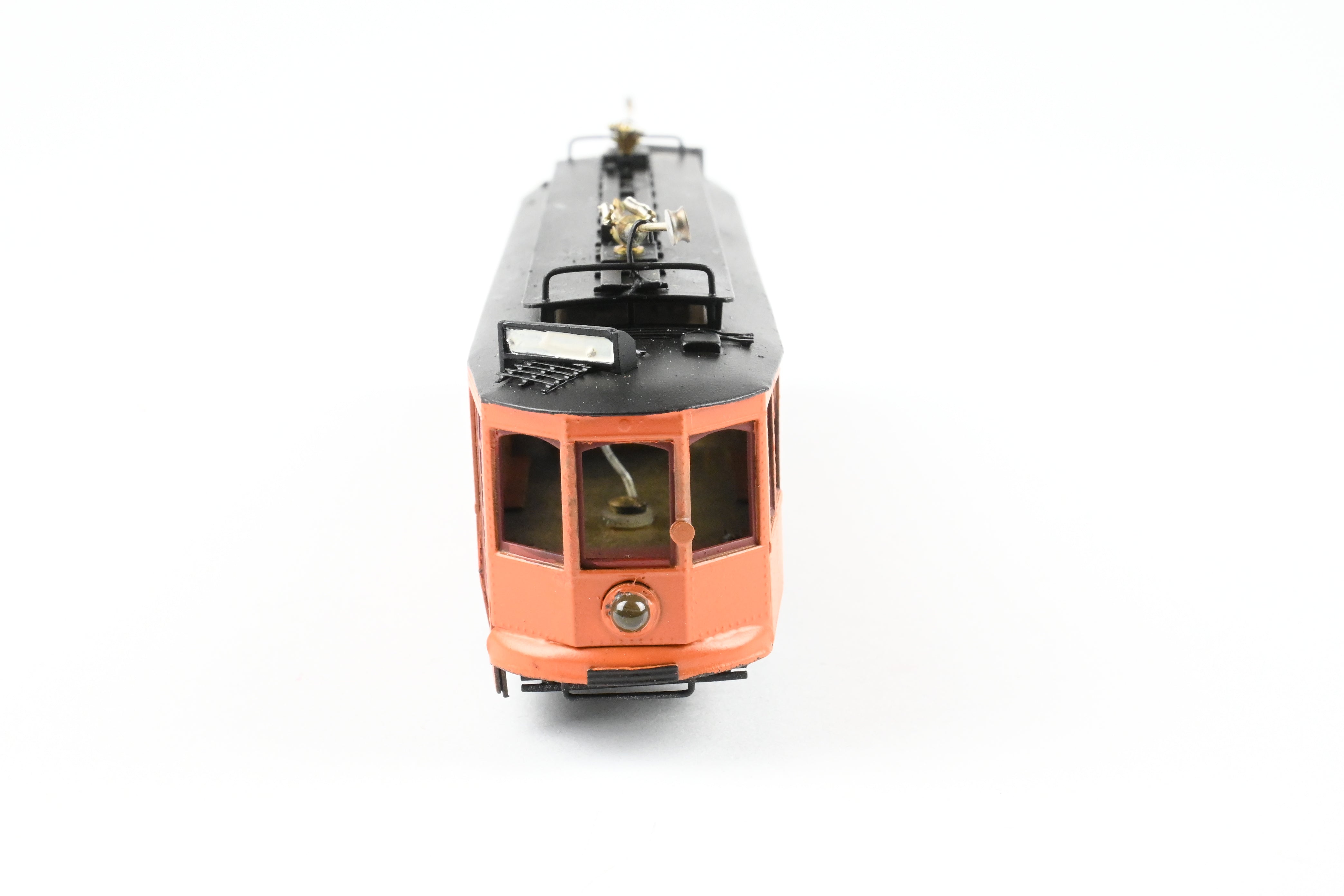 HO Scale Brass Fairfield Models Pittsburgh Railway Co. Double Ended Joe's Trolley Car, CP Variant, Unlettered, Model Train Collectible