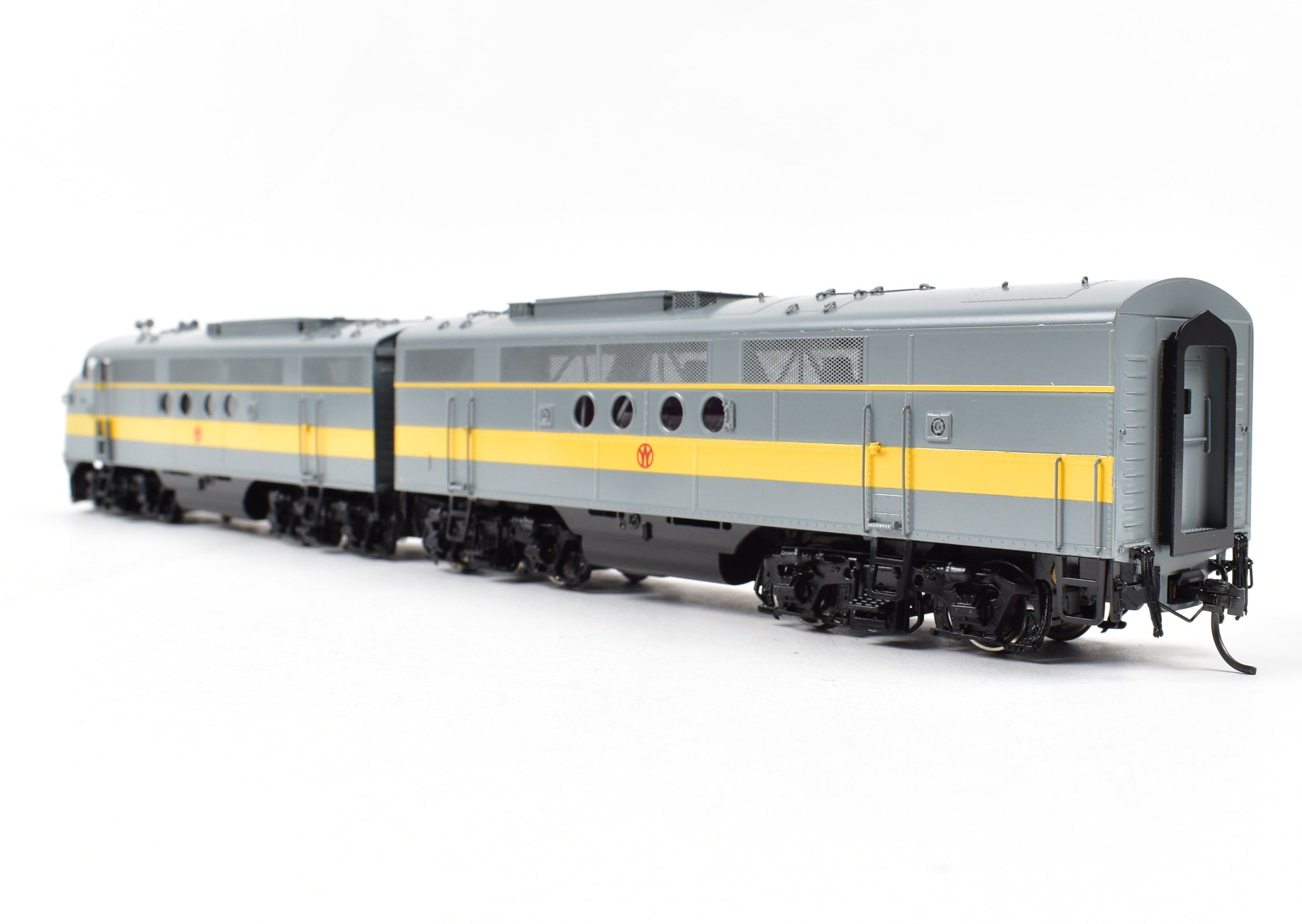 HO Scale Brass Model Train - Division Point NYO&W (New York, Ontario & Western) EMC FTA/B Set, Factory Painted, No. 801, Limited Edition