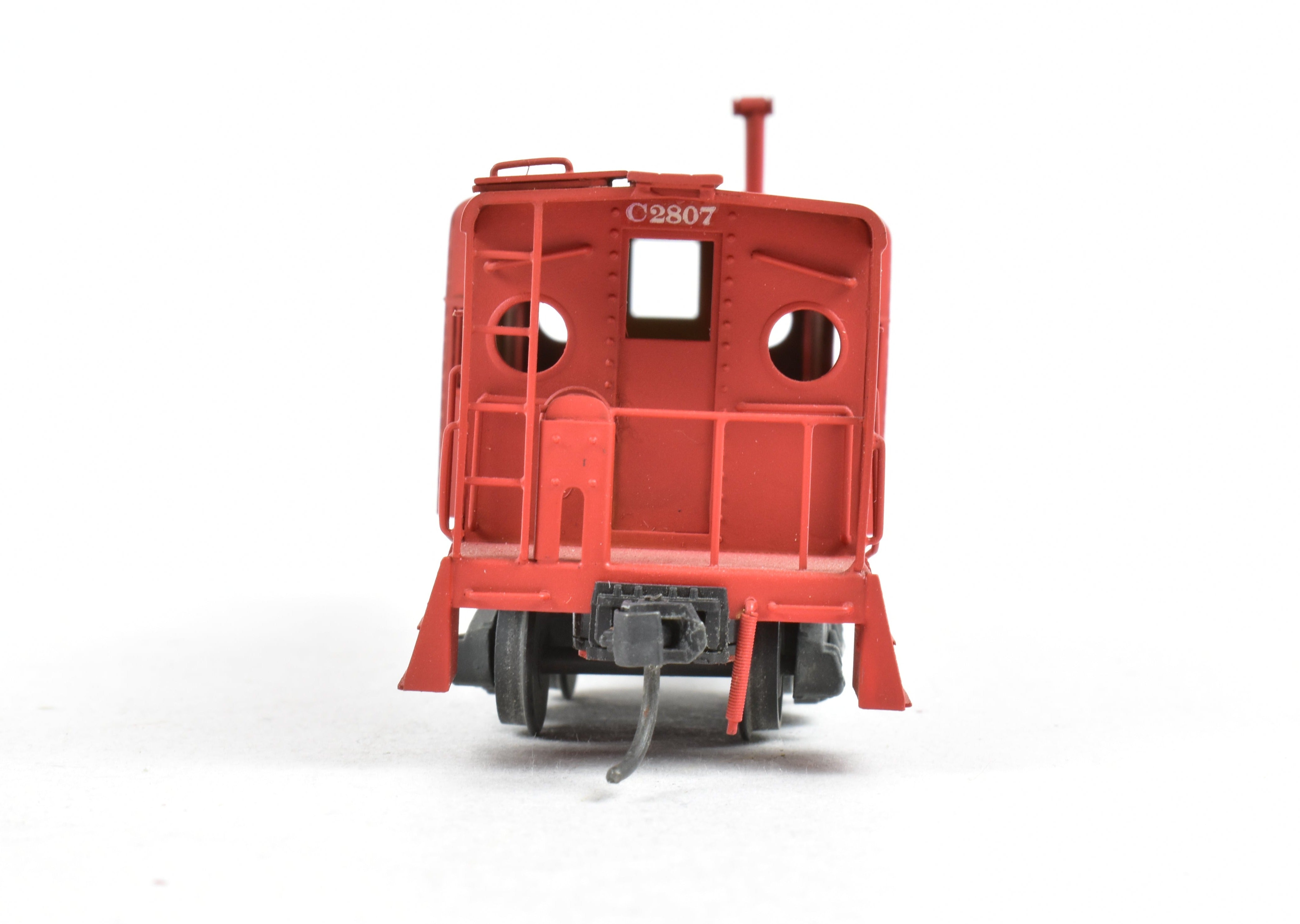 HO Brass Custom Painted B&O I-5B Bay Window Caboose, No Box