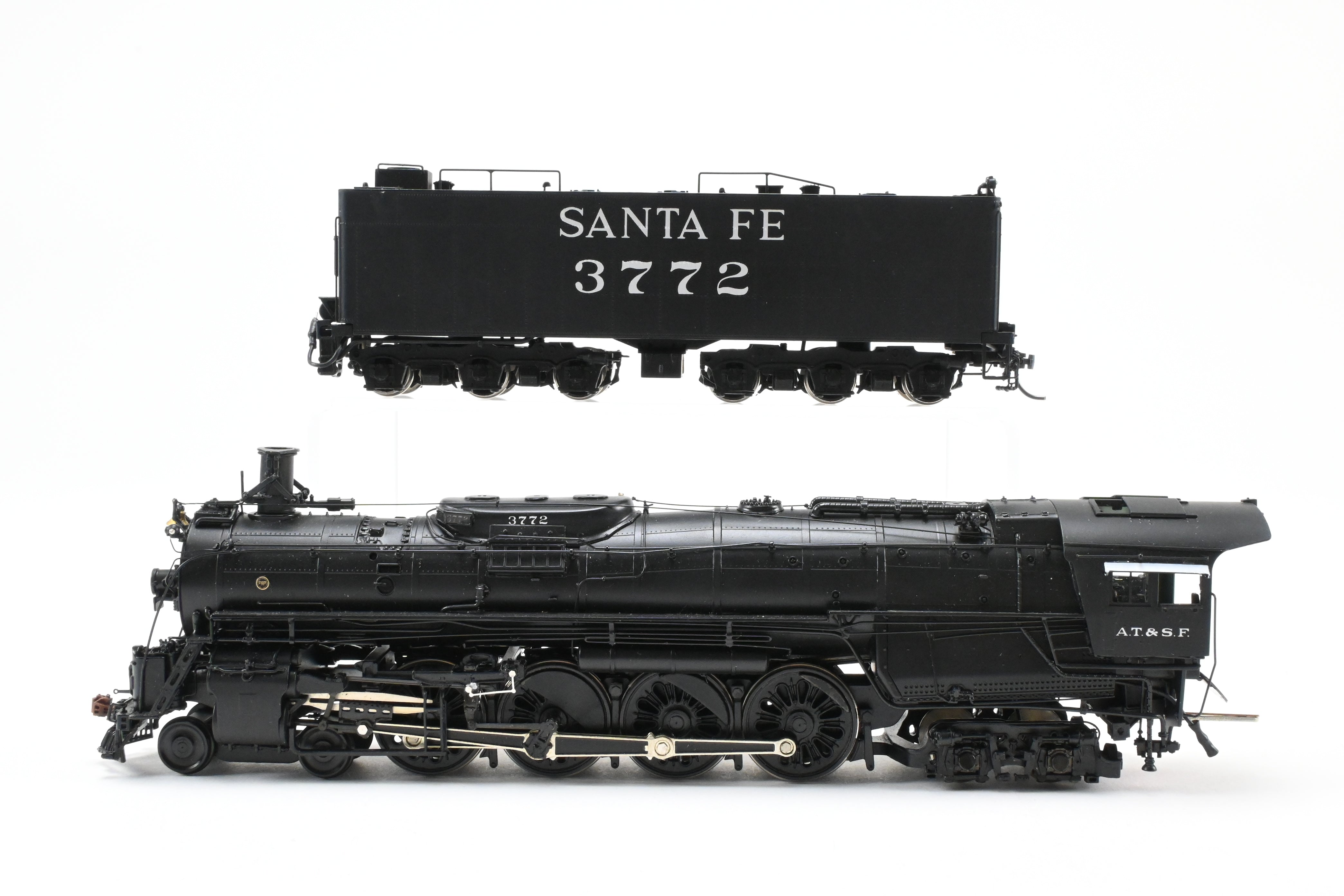 HO Brass Hallmark ATSF Santa Fe 3765 Class 4-8-4 Modernized FP Model #3772