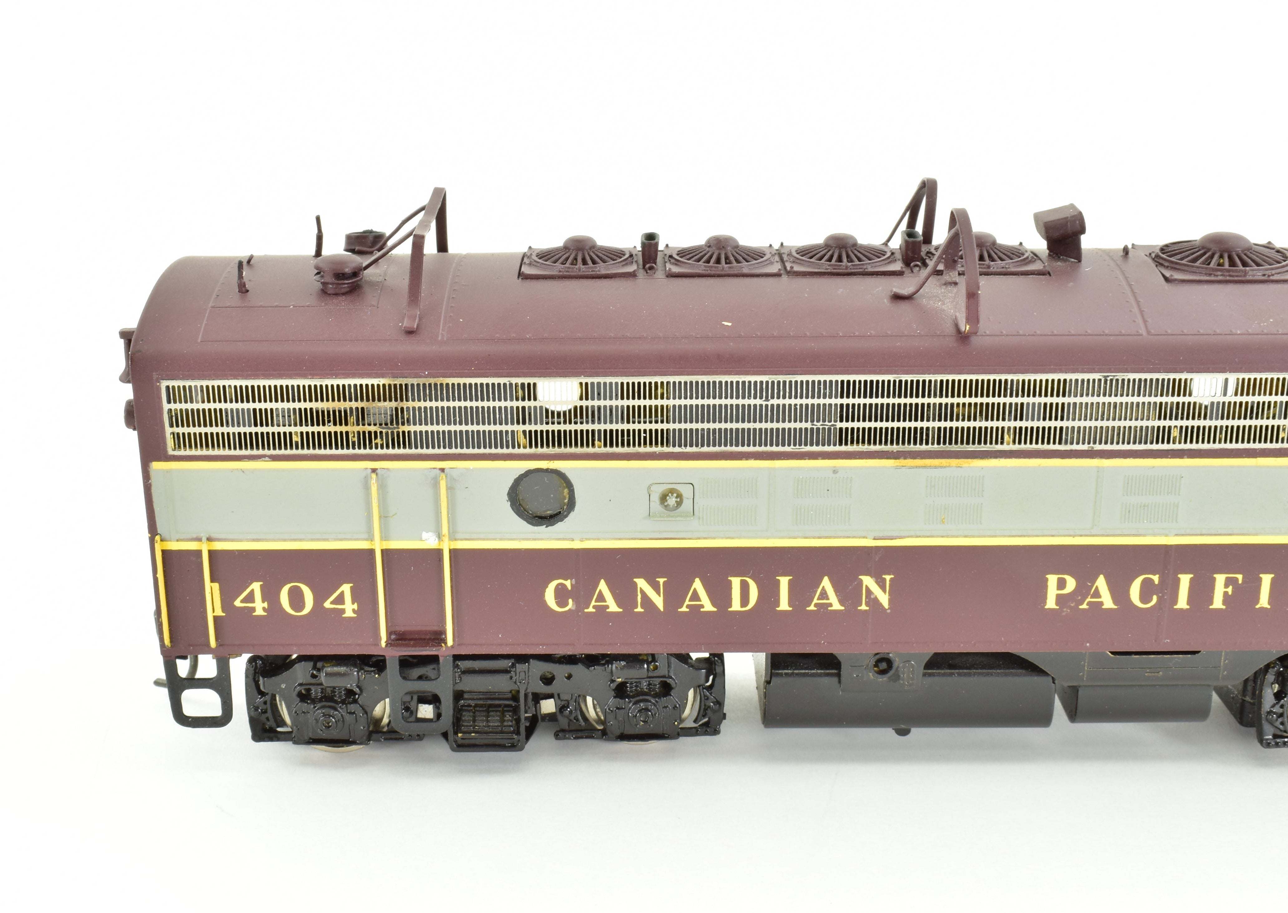 HO Scale Brass Canadian Pacific Railway EMD F9A Standard Version Custom Painted and Detailed Model Train - Oriental Limited