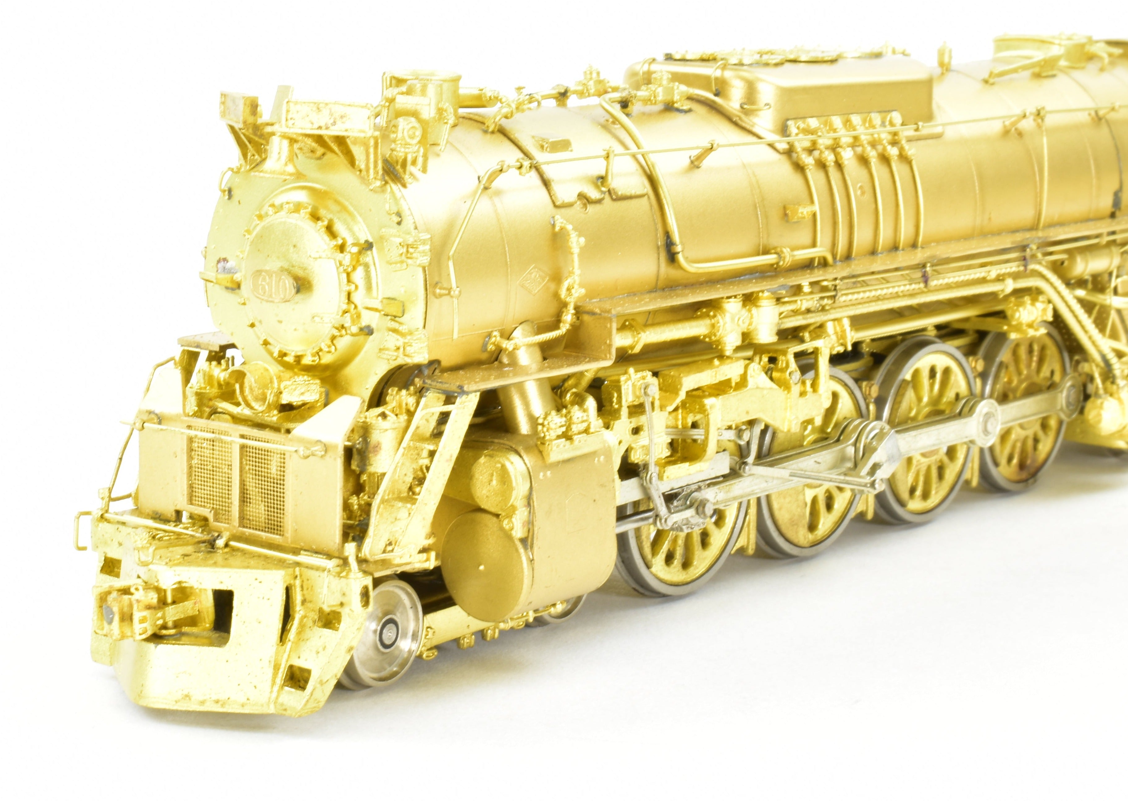 HO Scale Brass Key Imports Chesapeake & Ohio J - 3a 610 Class 4 - 8 - 4 Steam Locomotive Model in Greenbrier Color