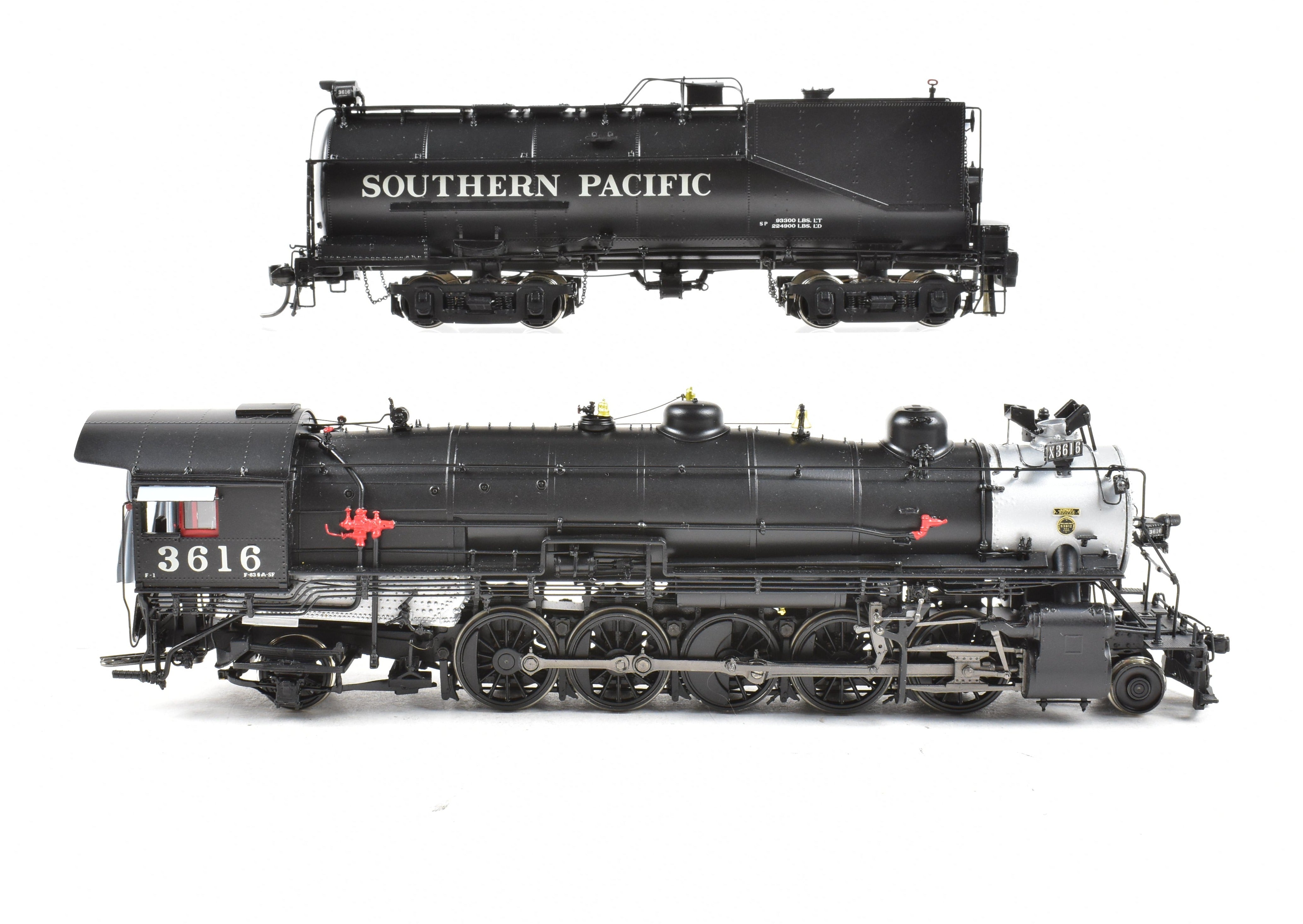 HO Scale Brass GPM - Southern Pacific F-1 Class 2-10-2 FP #3616 Model