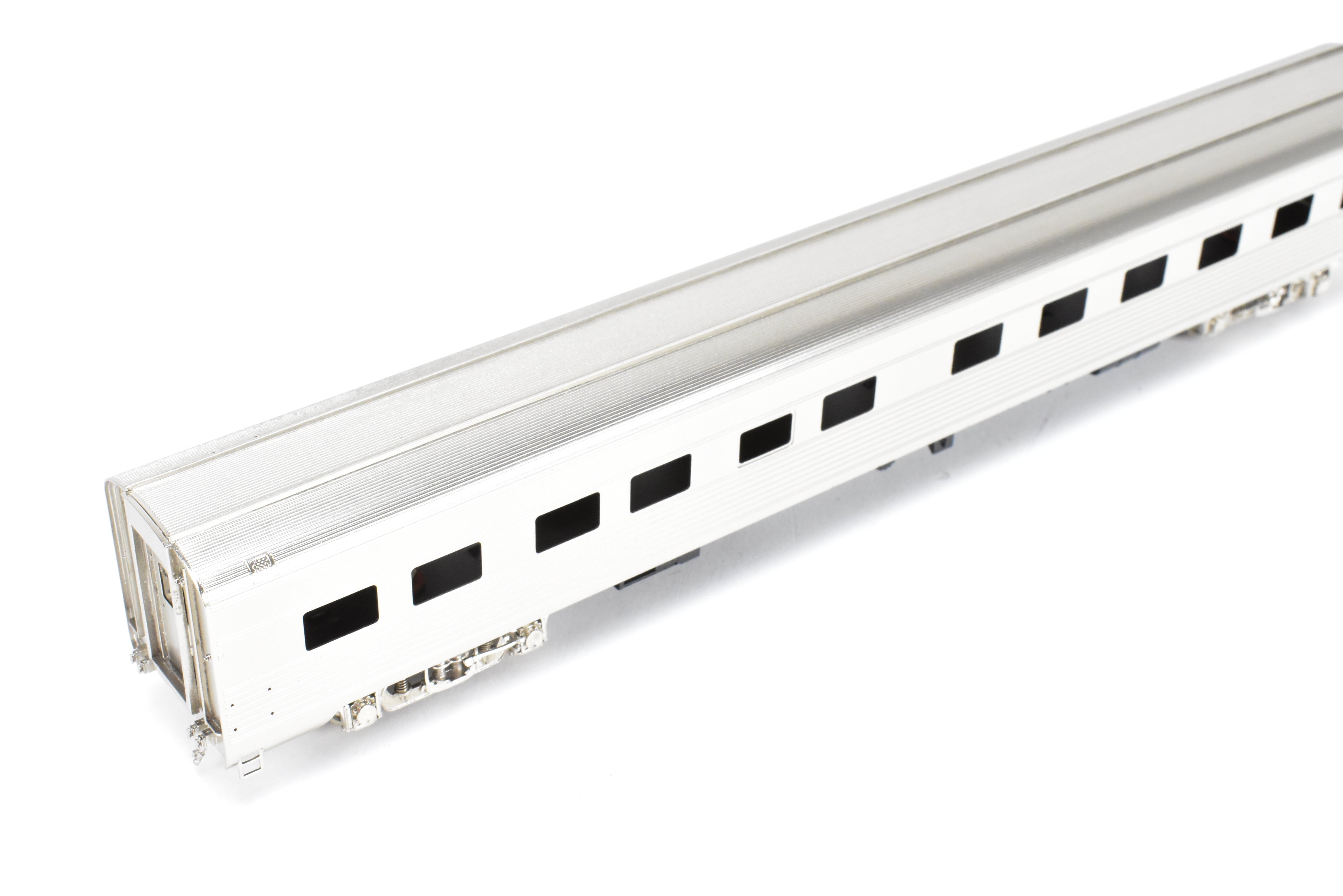 HO Scale Brass Model Train - Amtrak Budd 10 RMT - 6DBR Pacific Series Sleeper Heritage HEP Version by Cascade Models