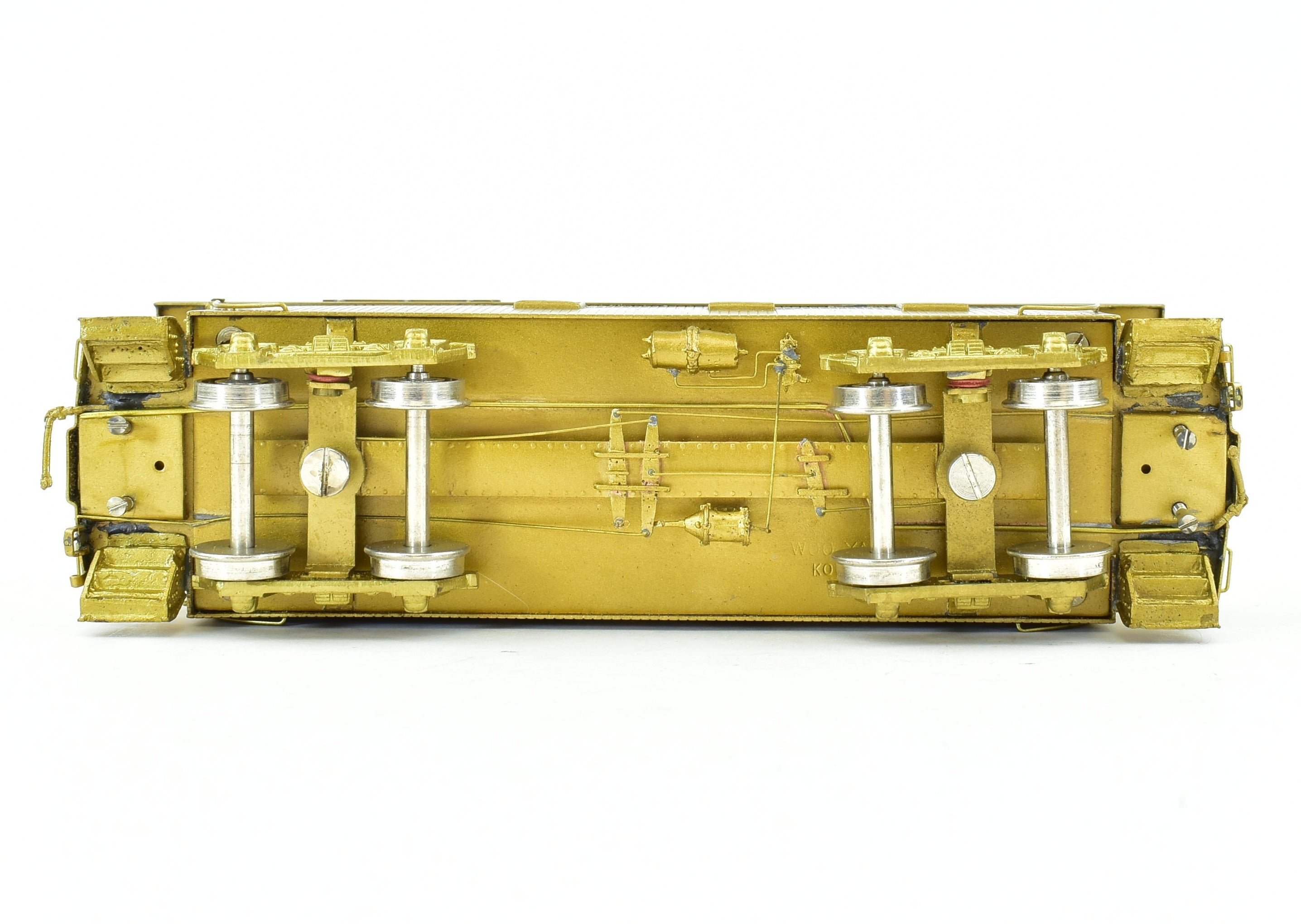 HO Scale Brass Model of Oriental Limited CB&Q - Burlington Route NE - 1 28 - foot Wood Caboose for Model Trains
