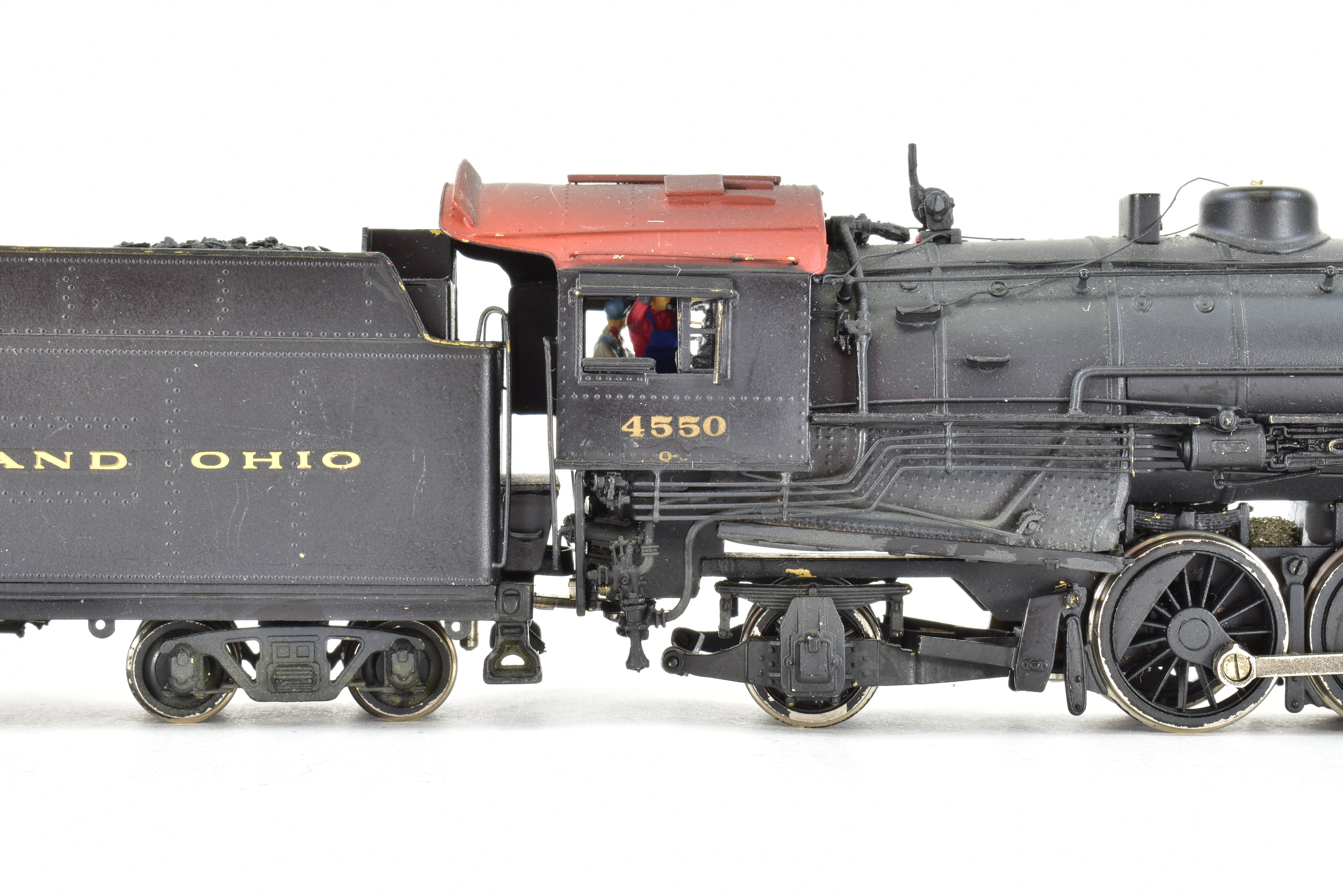 HO Brass B&O Q-3 2-8-2 Mikado #4550, Weathered, Westside Model Co.