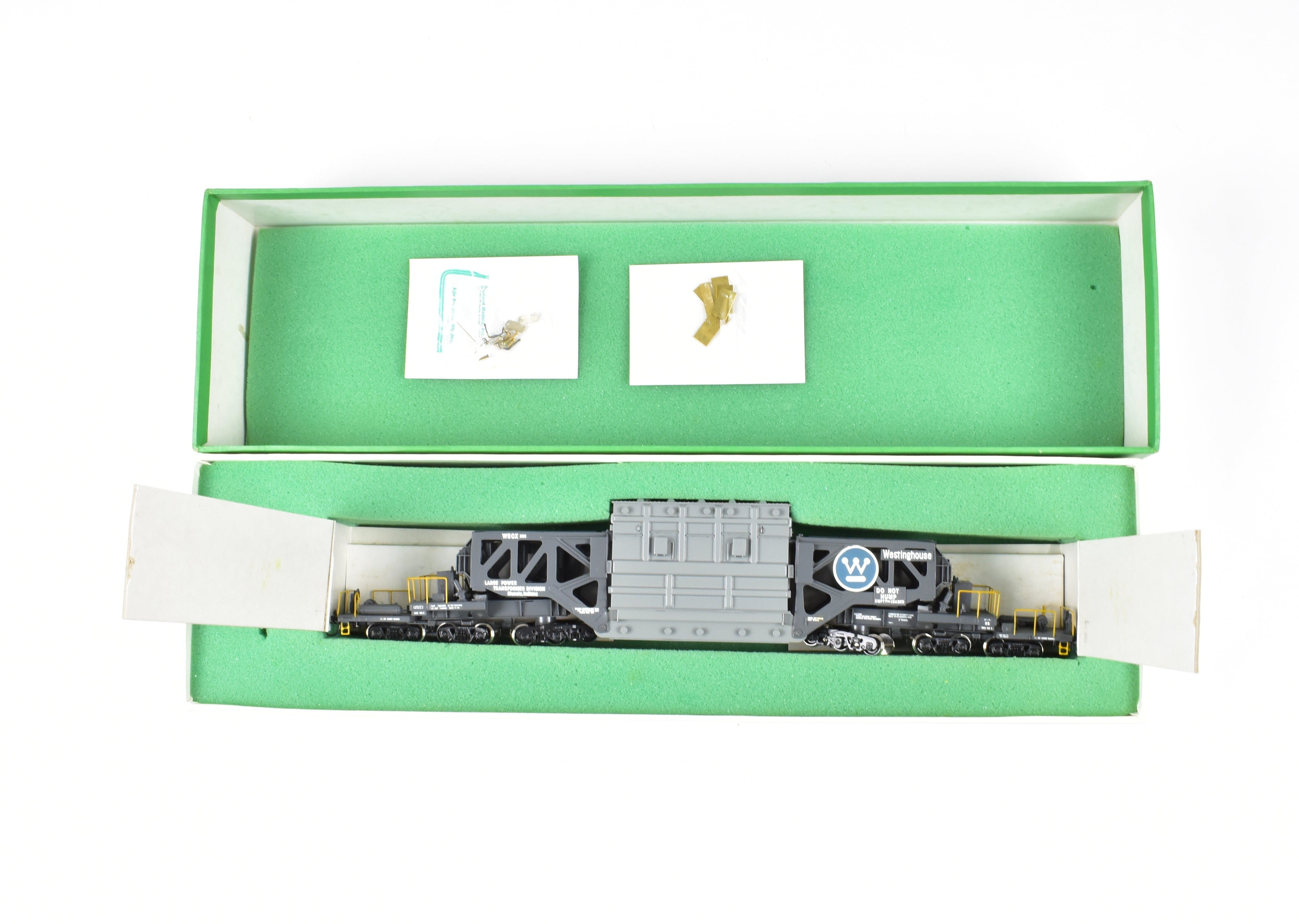 HO Scale Brass Consignment OMI - Overland Models, Inc. Schnabel Car with Removable Transformer Load in CP Westinghouse WECX 203 Livery for Model Railroading Enthusiasts