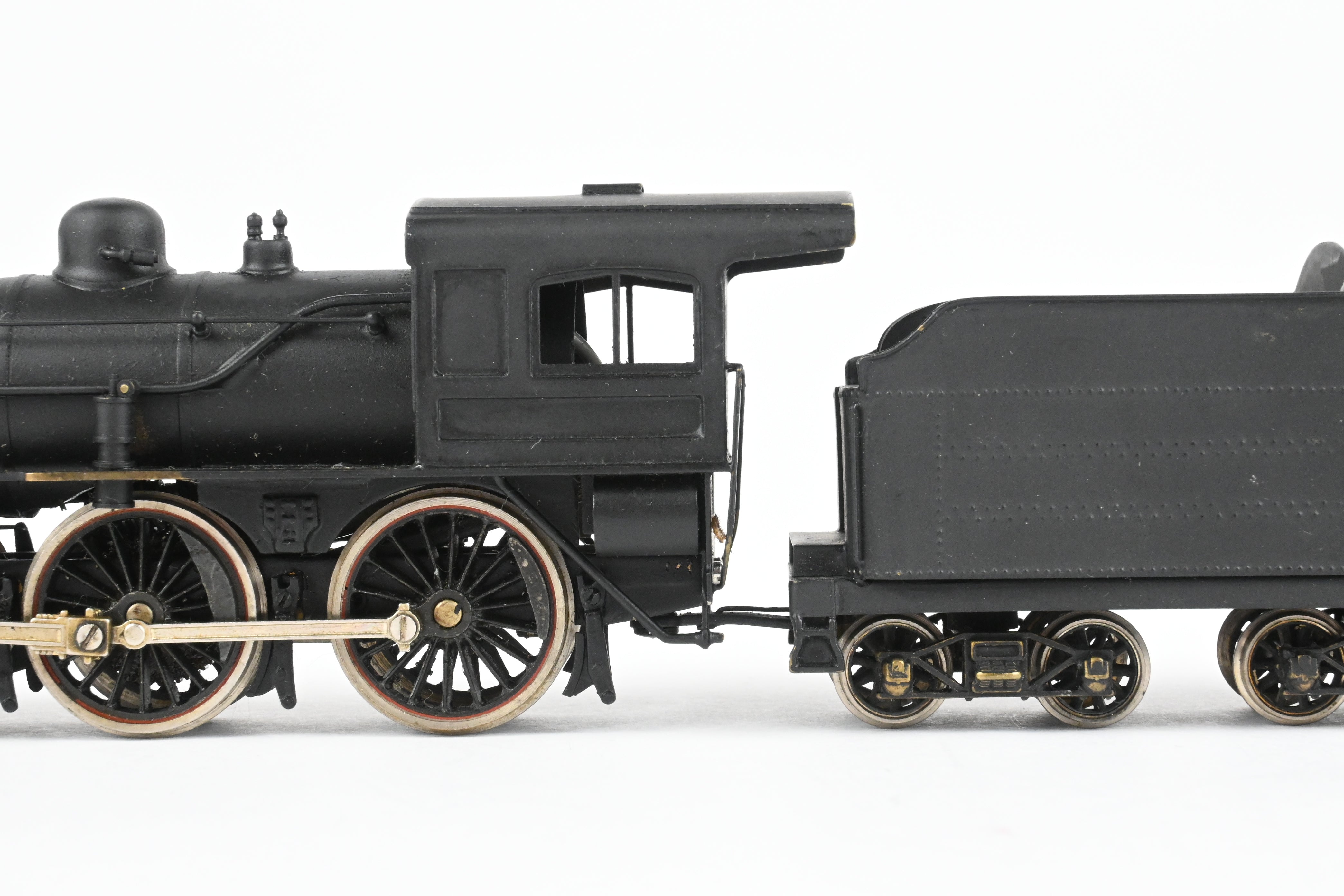 HO Scale Brass Ken Kidder Lake Shore & Michigan Southern (LS&MS) - New York Central (NYC) 4-6-0 Custom Painted and Unlettered Model Train