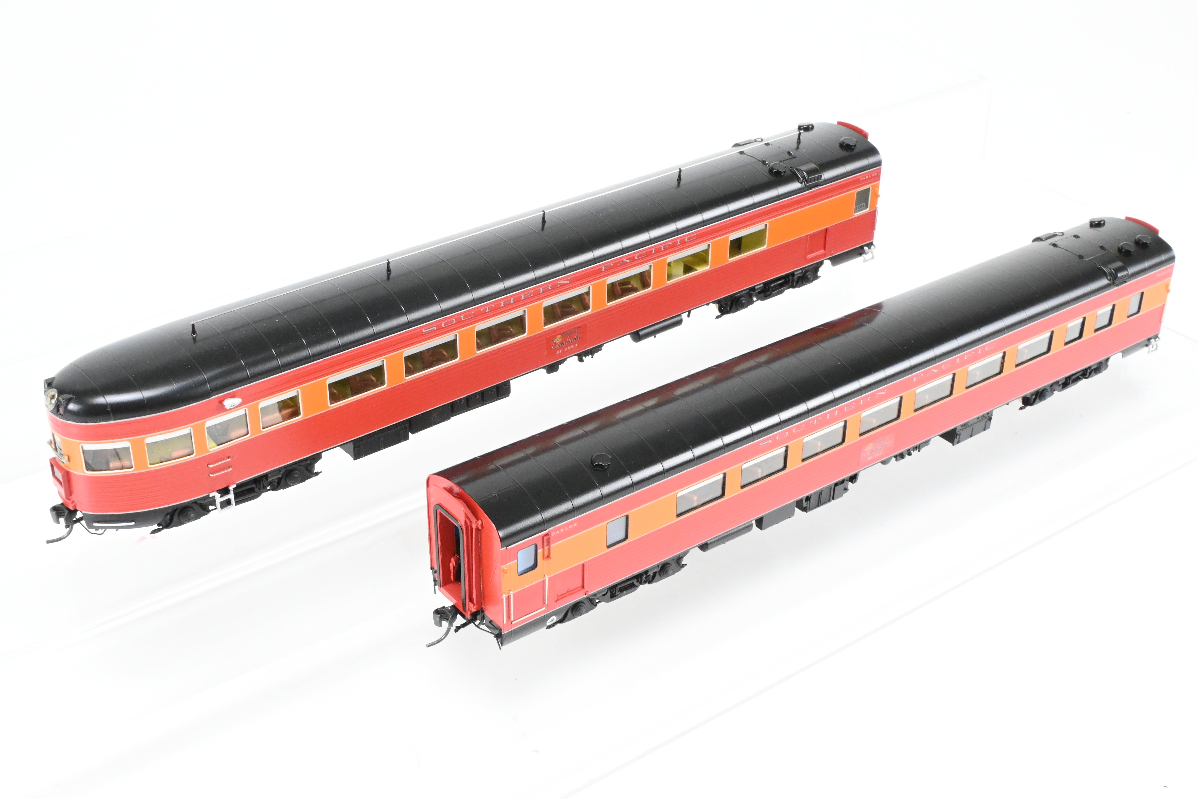 HO Scale Brass CON CIL - Challenger Imports Model Train Set - Southern Pacific 1955 Morning Daylight 10 - Car Full Train Set FP