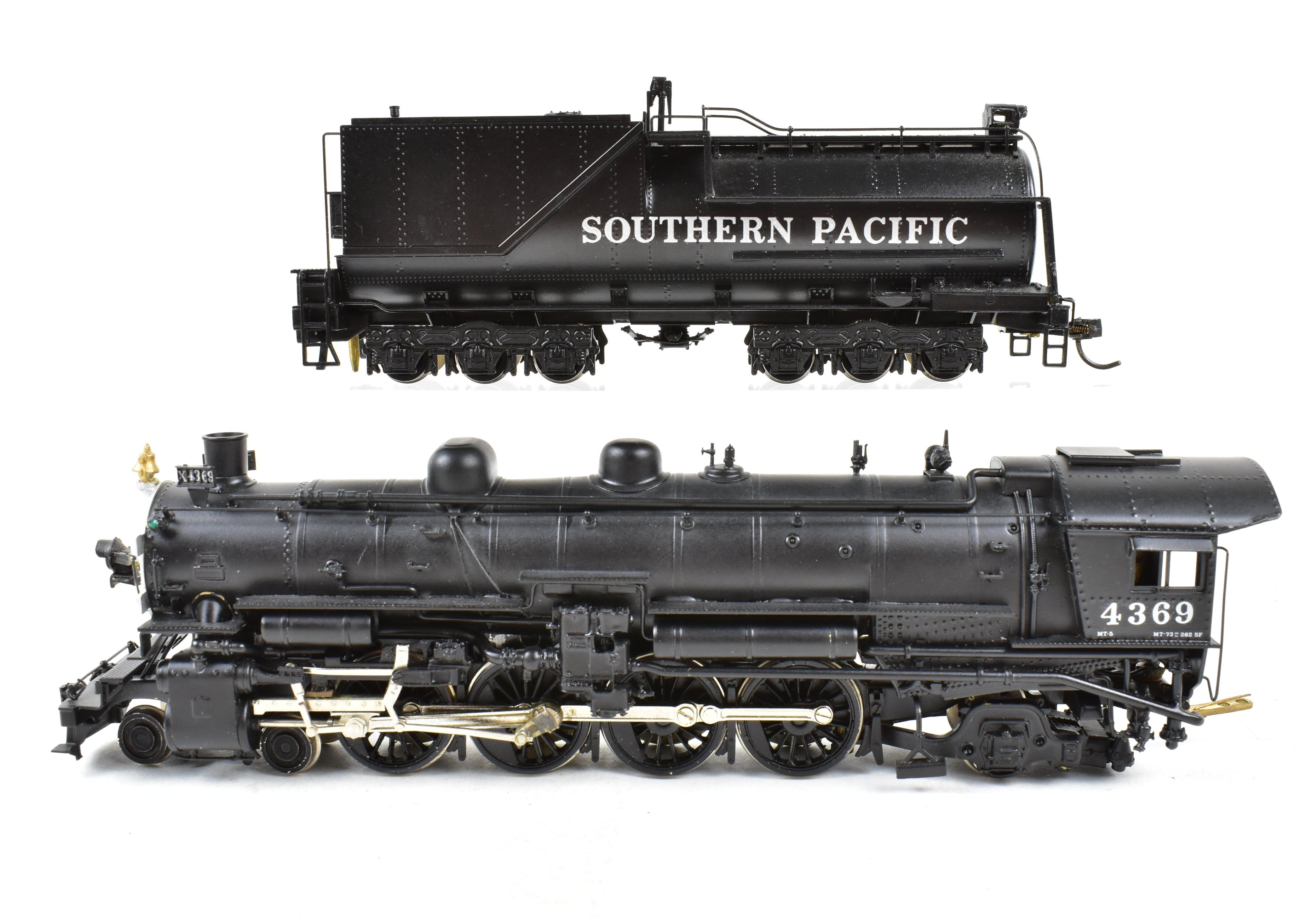 HO Brass Westside Model Co. Custom Painted Southern Pacific Class Mt - 5 4 - 8 - 2 Locomotive