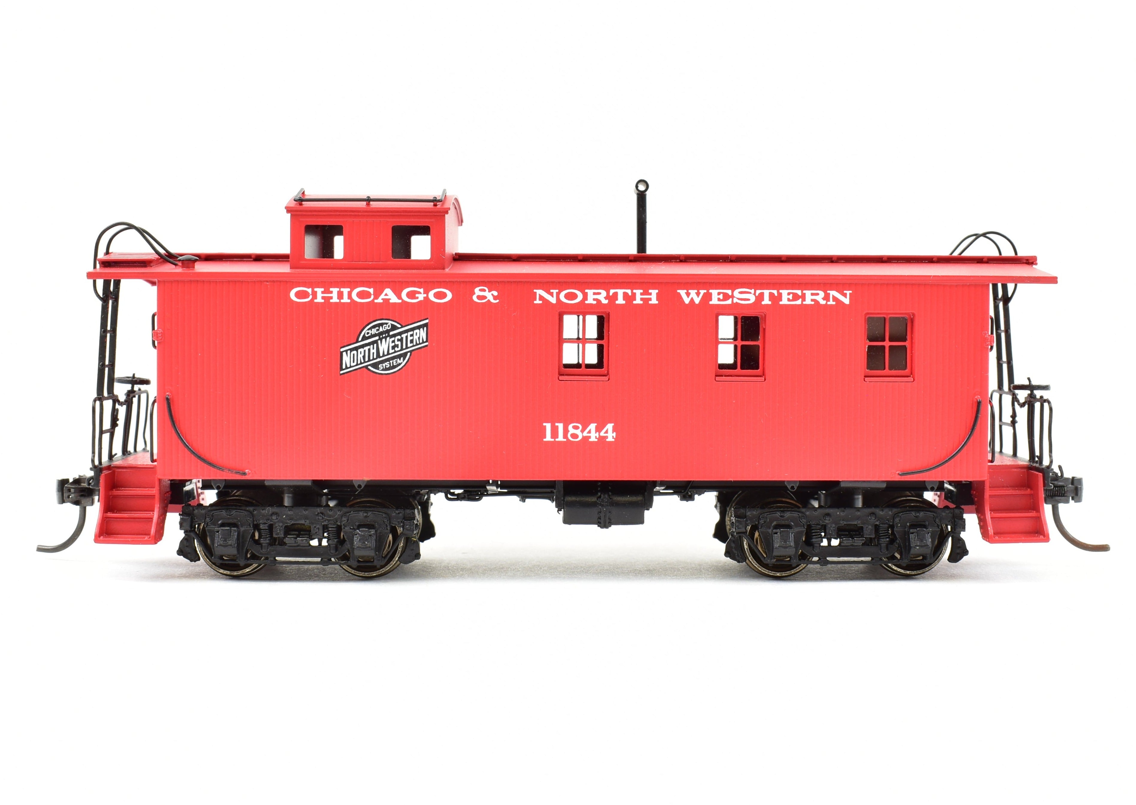 HO Scale Brass DVP Chicago & North Western Car Cupola Type FP, Road #11844