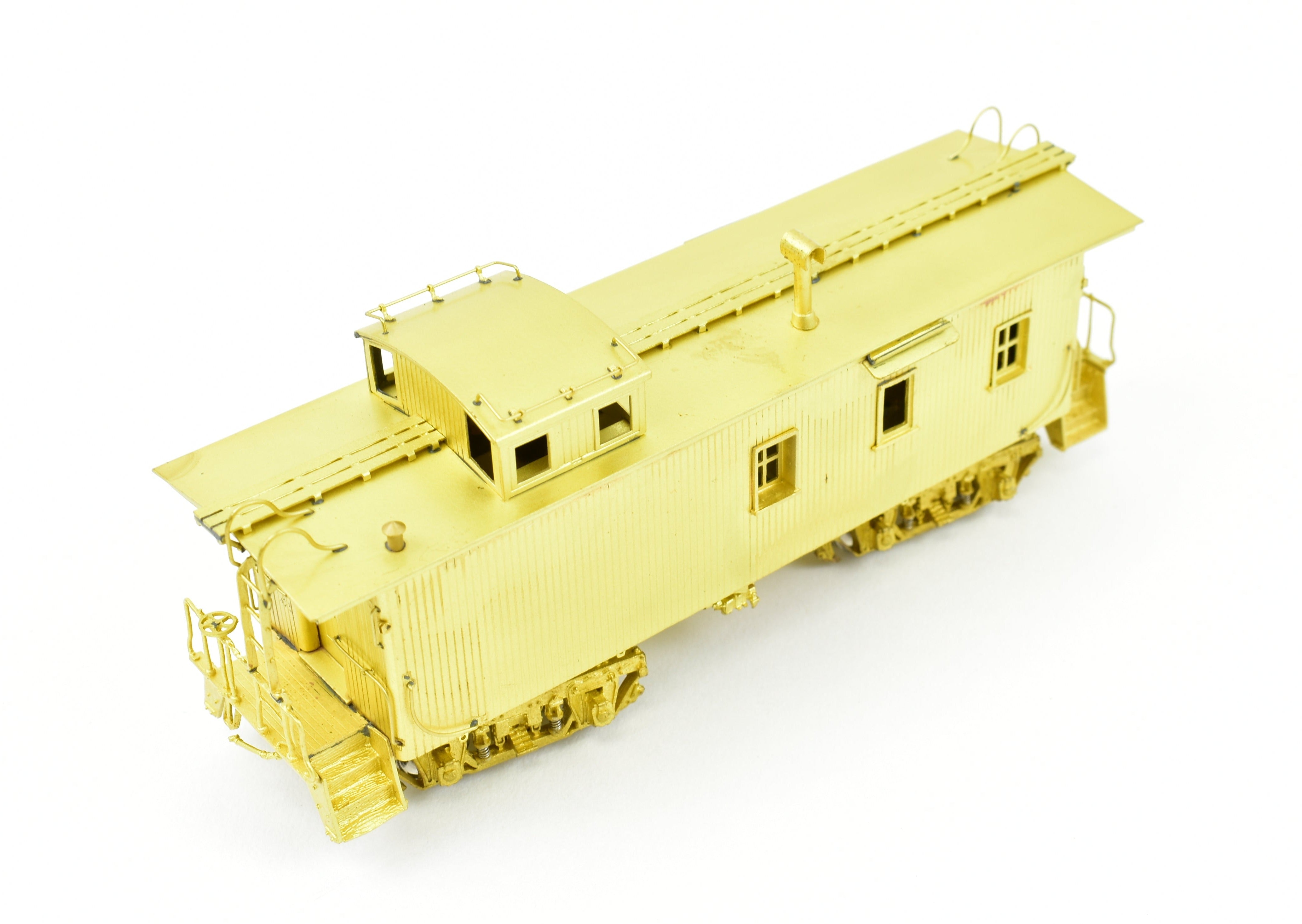 HO Scale Brass Chicago & Northwestern Wood Caboose End Windows by Overland Models, Inc. (OMI) - Ideal for Model Railroading Enthusiasts